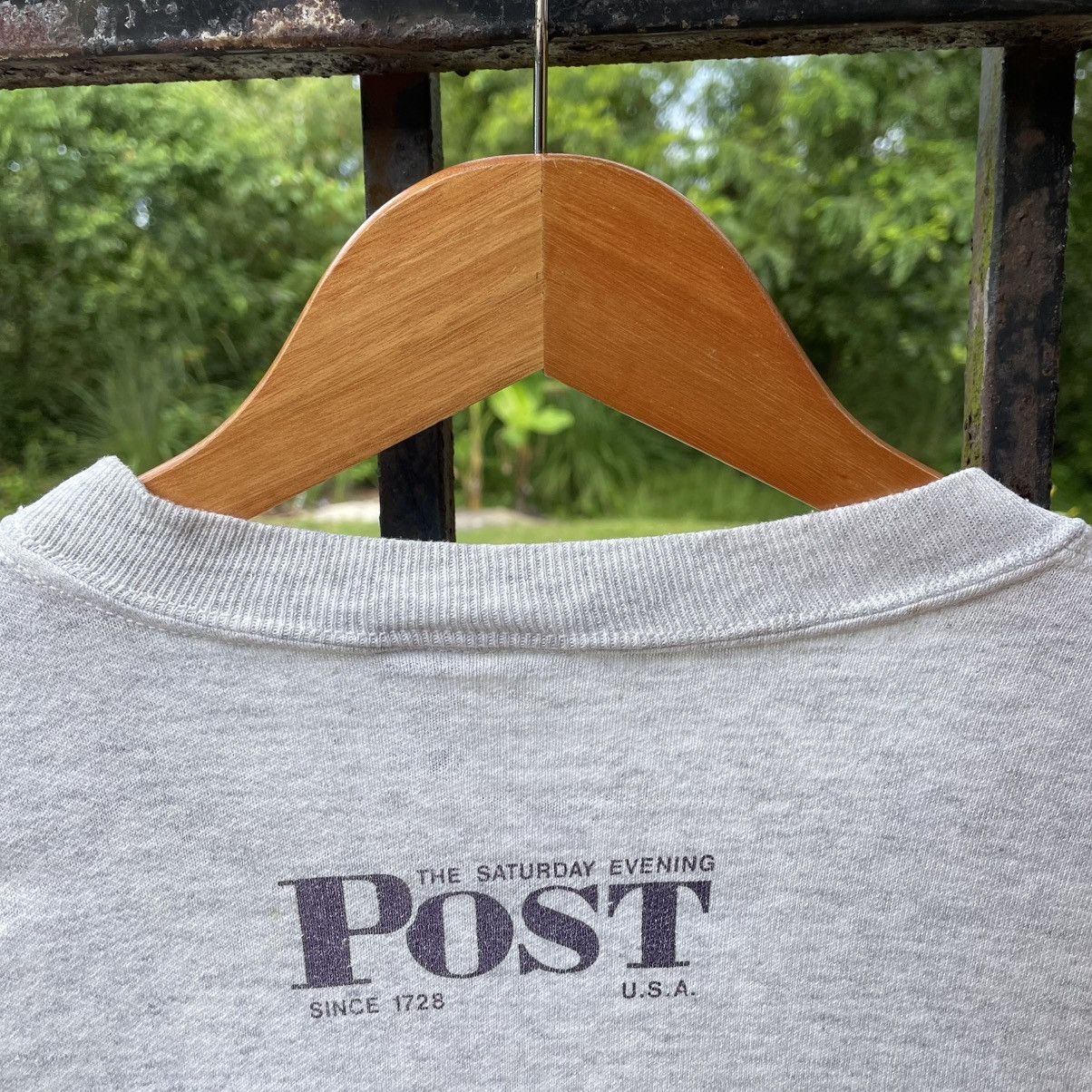Vintage 🔥Vintage 90s The Saturday Evening Post Magazines Sweatshirts Size US M / EU 48-50 / 2 - 3 Thumbnail