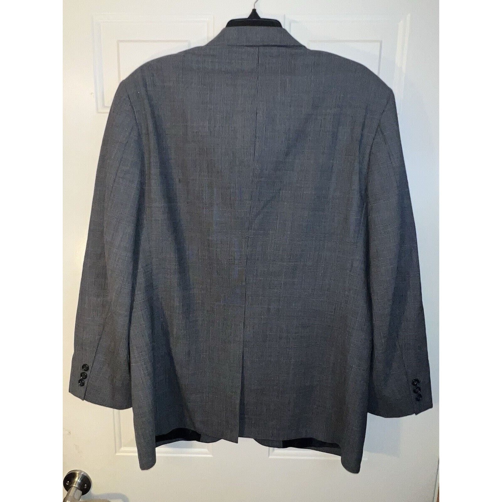 Brooks Brothers Brooks Brothers Blazer Mens 42R Gray Wool Plaid Sport Coat Size 42R - 7 Thumbnail