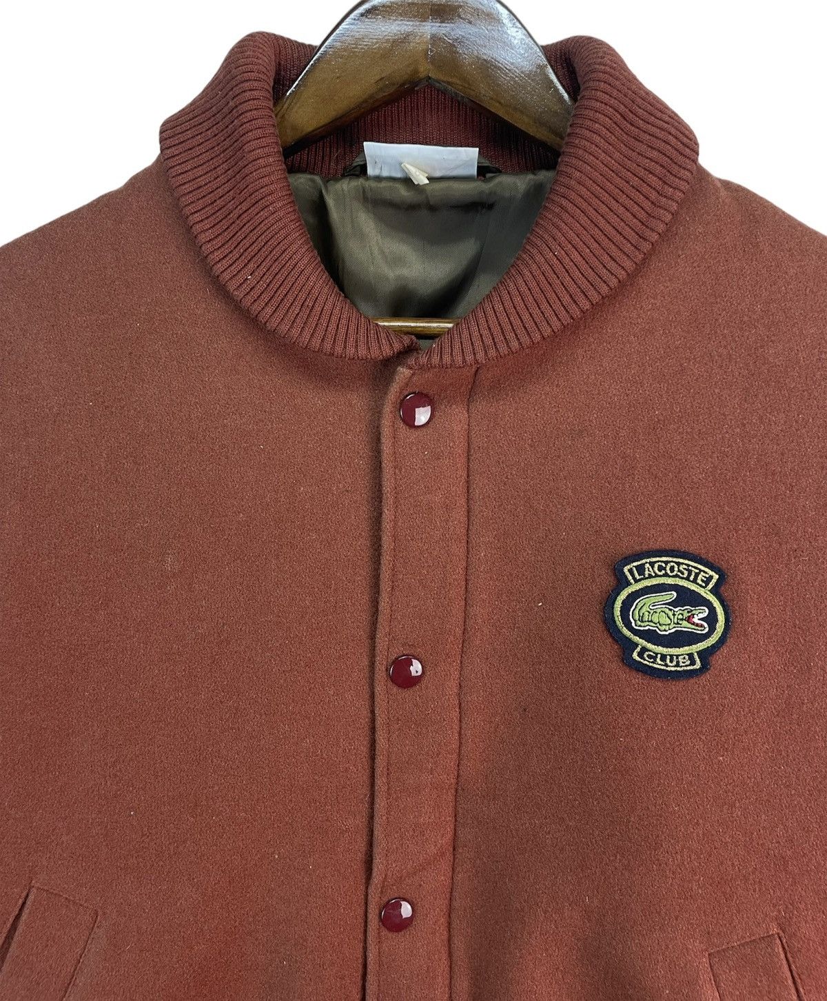Lacoste Vintage Chemise Lacoste Bomber Jacket Full Button Size US L / EU 52-54 / 3 - 4 Thumbnail
