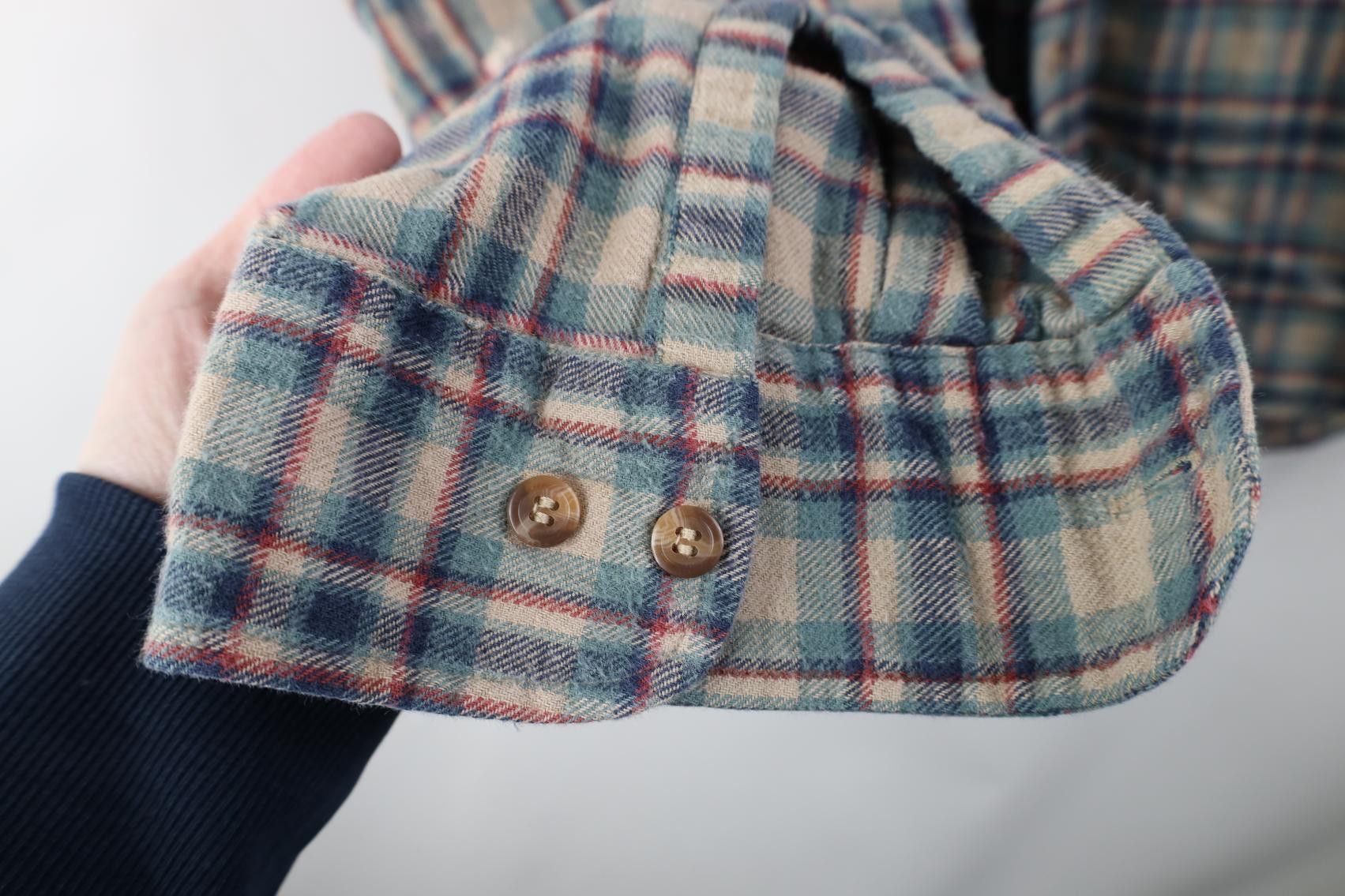 Vintage Vintage 90s Streetwear Flannel Button Down Shirt Plaid Size US XL / EU 56 / 4 - 5 Thumbnail