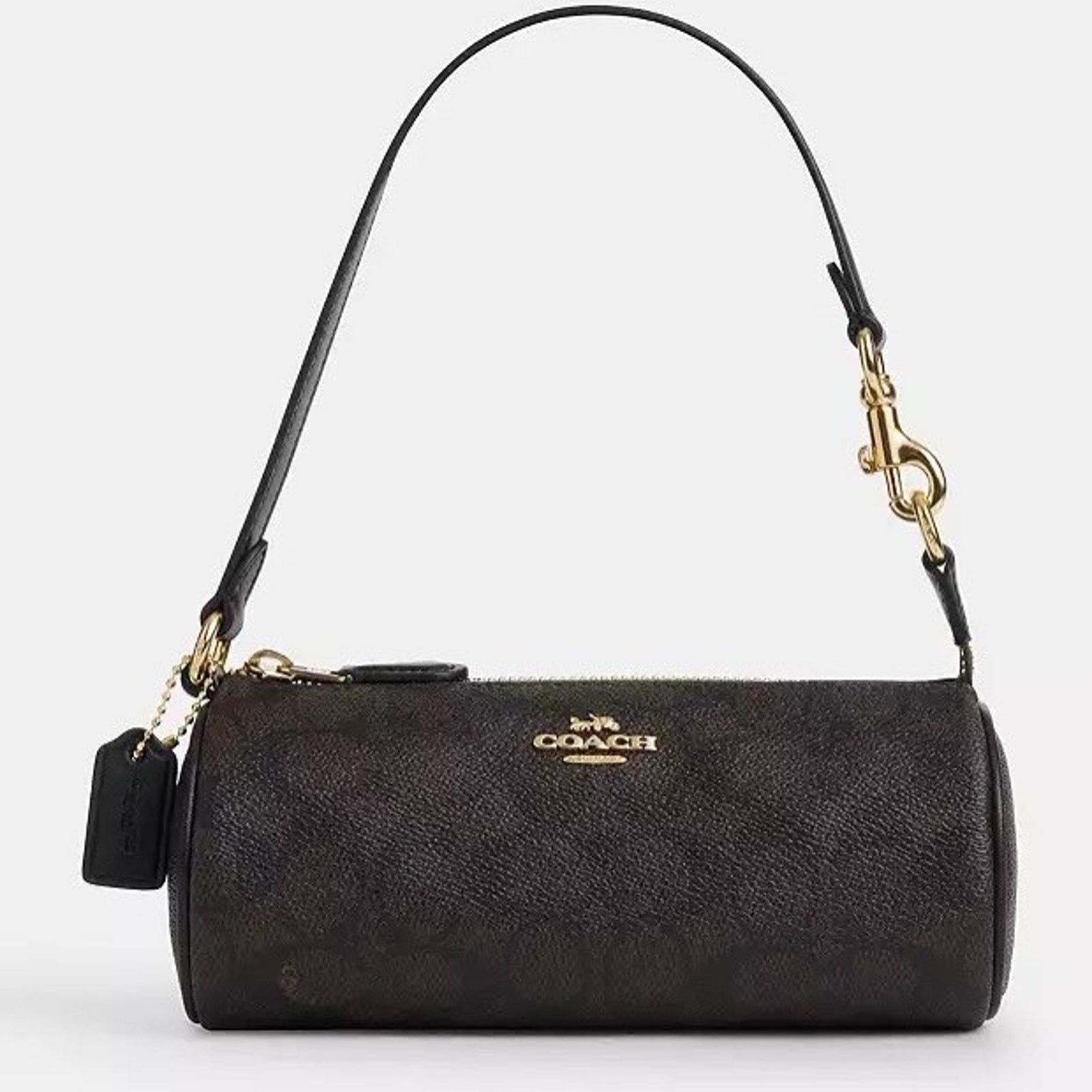 Coach NWT COACH Nolita Barrel Bag cw809 Gold /walnut /black Size ONE SIZE - 5 Thumbnail
