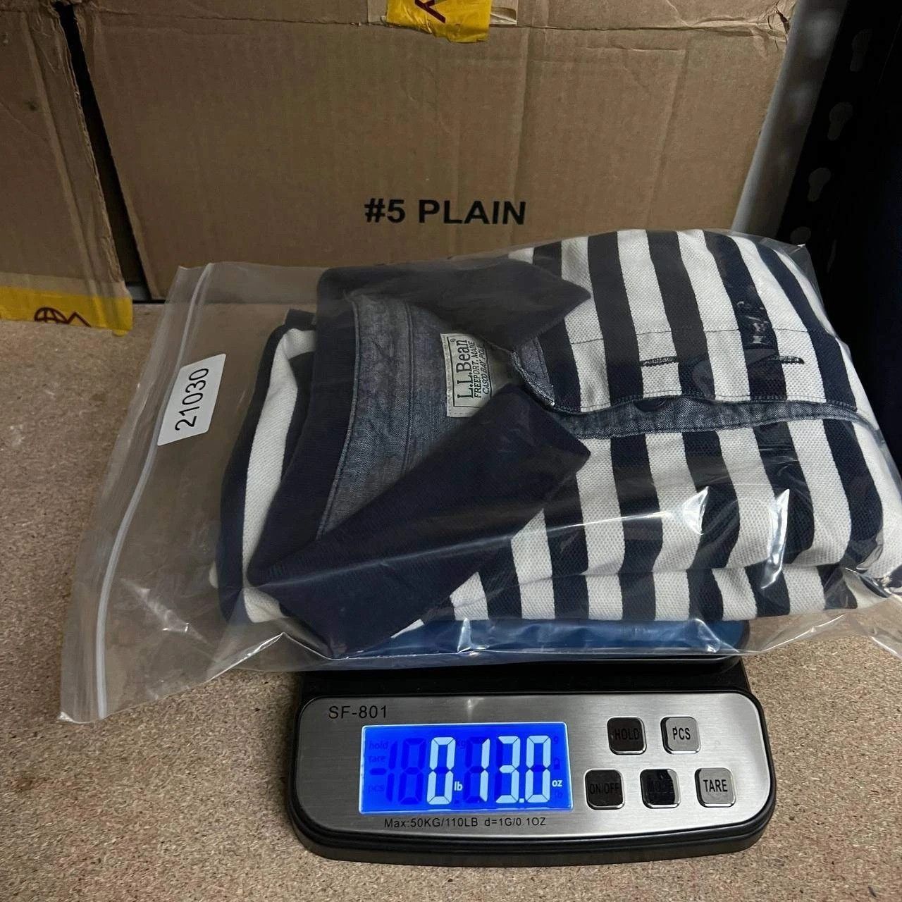 L.L. Bean L.L Bean Polo Shirt Men Black White Striped Cotton XL Size US XL / EU 56 / 4 - 7 Thumbnail
