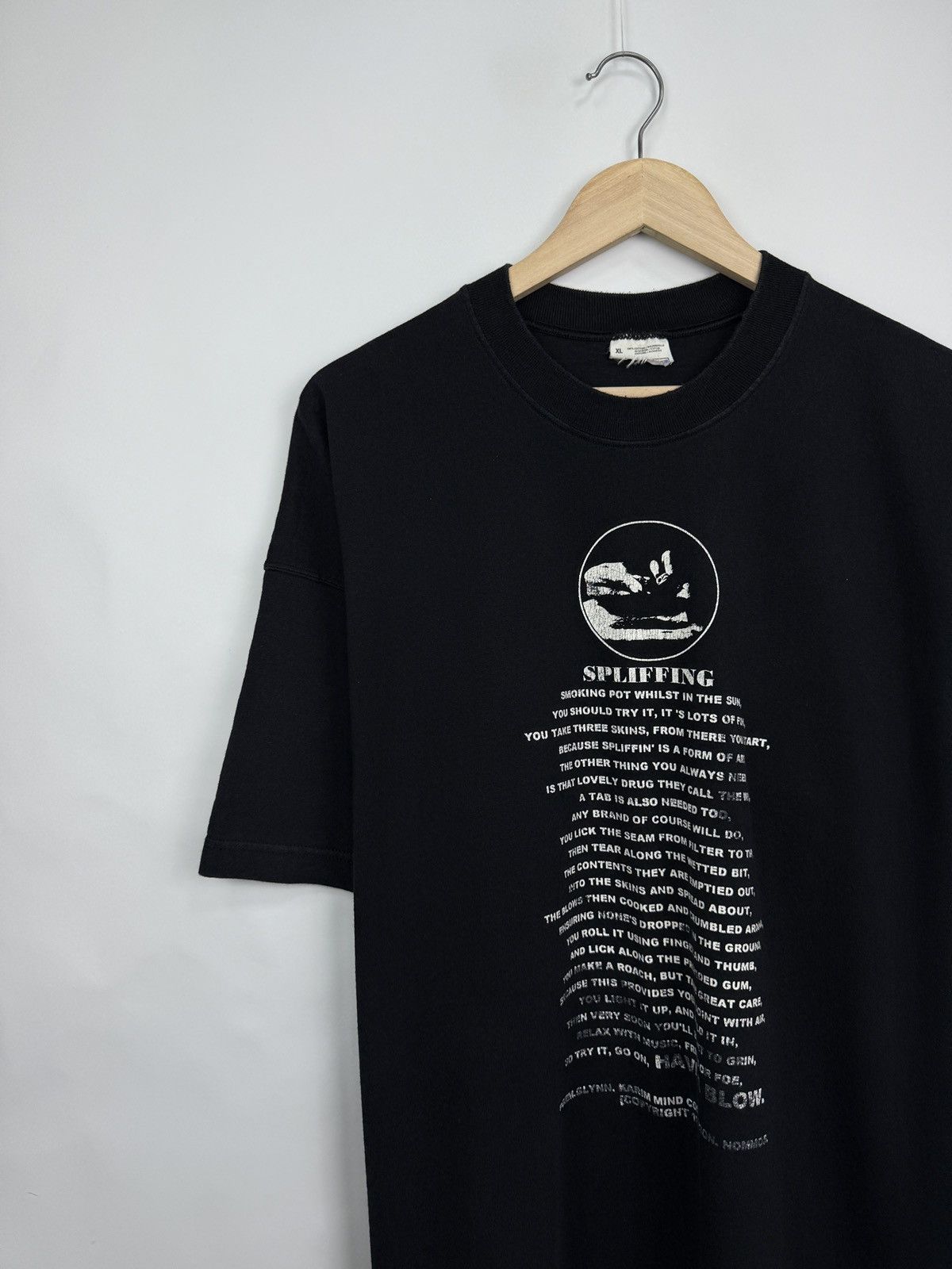 4GSELLER 🇺🇸 Vintage 1995 Spliffing Weed 420 Marijuana Cannabis T-Shirt Size US XL / EU 56 / 4 - 3 Thumbnail