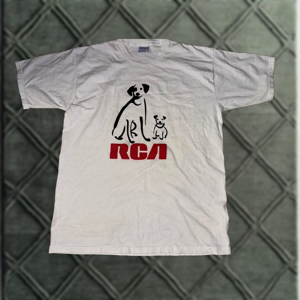Vintage VINTAGE All Sport T Shirt XL White Graphic Print TV Dog Nipper Promo Movie 90s Stitch Mens Regular Short Sleeve Crew Neck Long Description? Size US XL / EU 56 / 4 - 1 Thumbnail