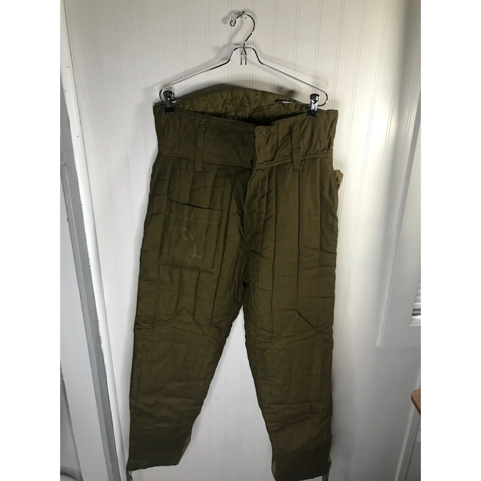 Vintage Vintage Men's 1970s Winter Brown Insulated Russian Army Pant Size US 36 / EU 52 - 1 Thumbnail