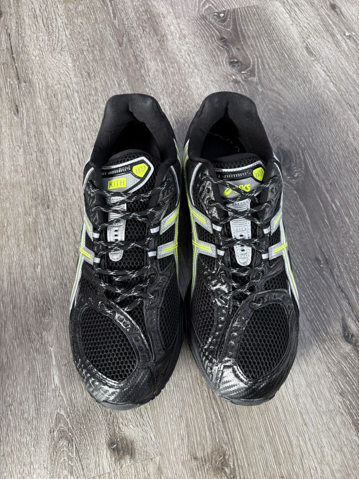 Asics × Kith ASICS Gel-Nimbus x Kith “Black Pure Silver” **PRE-OWNED** Size US 11.5 / EU 44-45 - 3 Thumbnail
