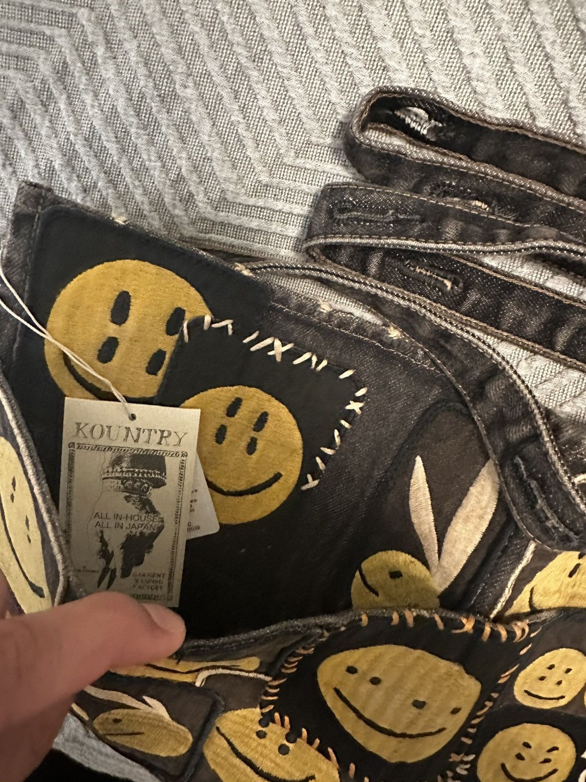 Kapital Kountry Kapital 14Oz Black Denim 2Way ad Apron Size ONE SIZE - 4 Thumbnail