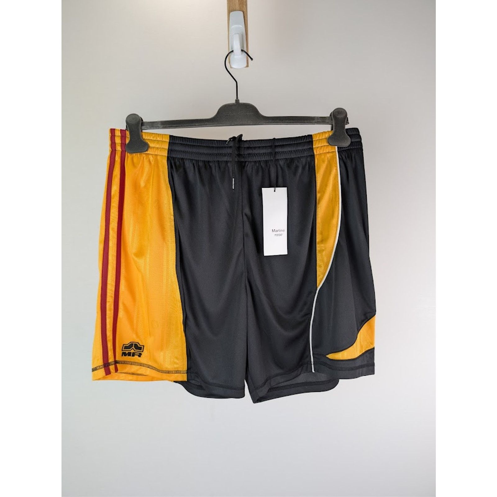 Martine Rose o1rshd1 College Football Shorts in Black/Gold Size US 30 / EU 46 - 8 Thumbnail