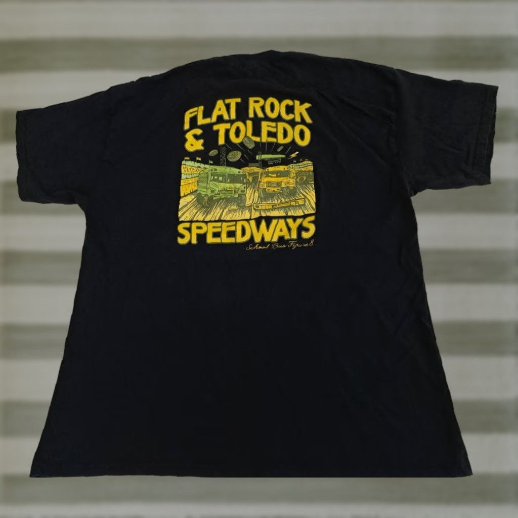 Gildan VINTAGE Gildan T-Shirt Black Cotton Short Sleeve Crew Neck 2XL Bus Rider Fifure 8 School Bus Race 2010-2019 Unisex Adults Summer Spring Children's? Size US XXL / EU 58 / 5 - 1 Thumbnail