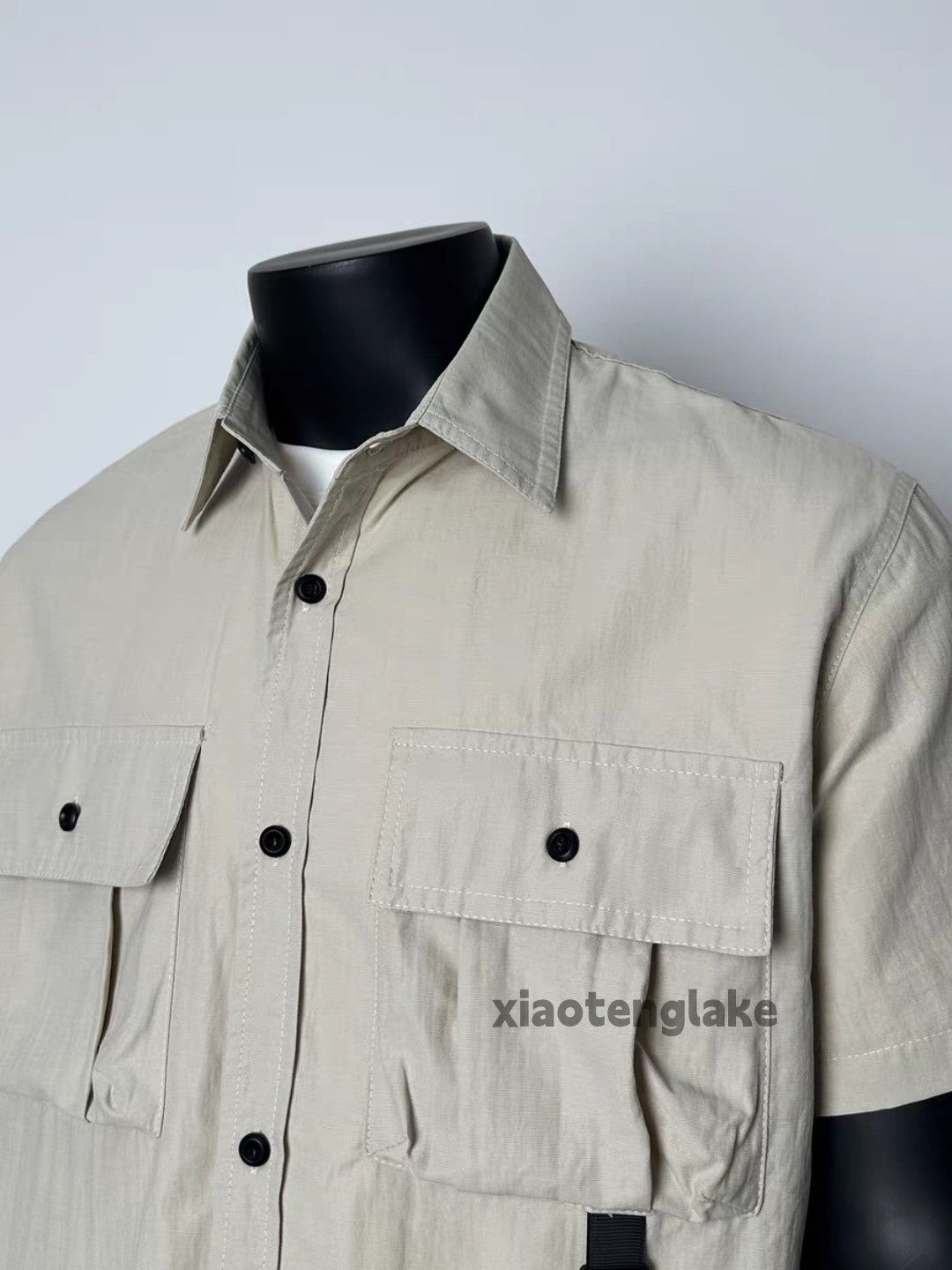 Designer Unisex outdoor utility skate hiphop sports cargo shirt Size US L / EU 52-54 / 3 - 4 Thumbnail