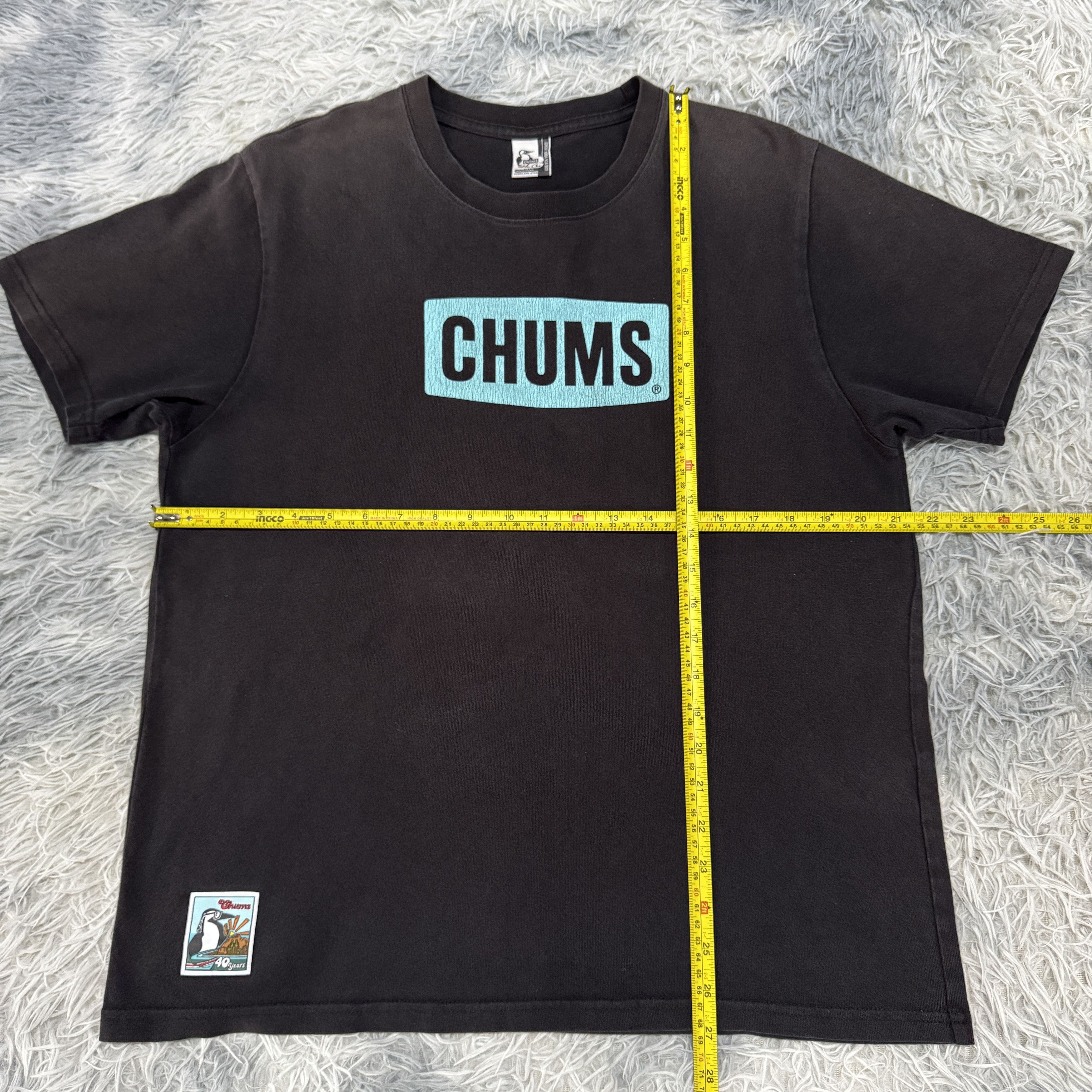 Chums CHUMS Plain Box Logo Sunfaded Tshirt Size US L / EU 52-54 / 3 - 5 Thumbnail