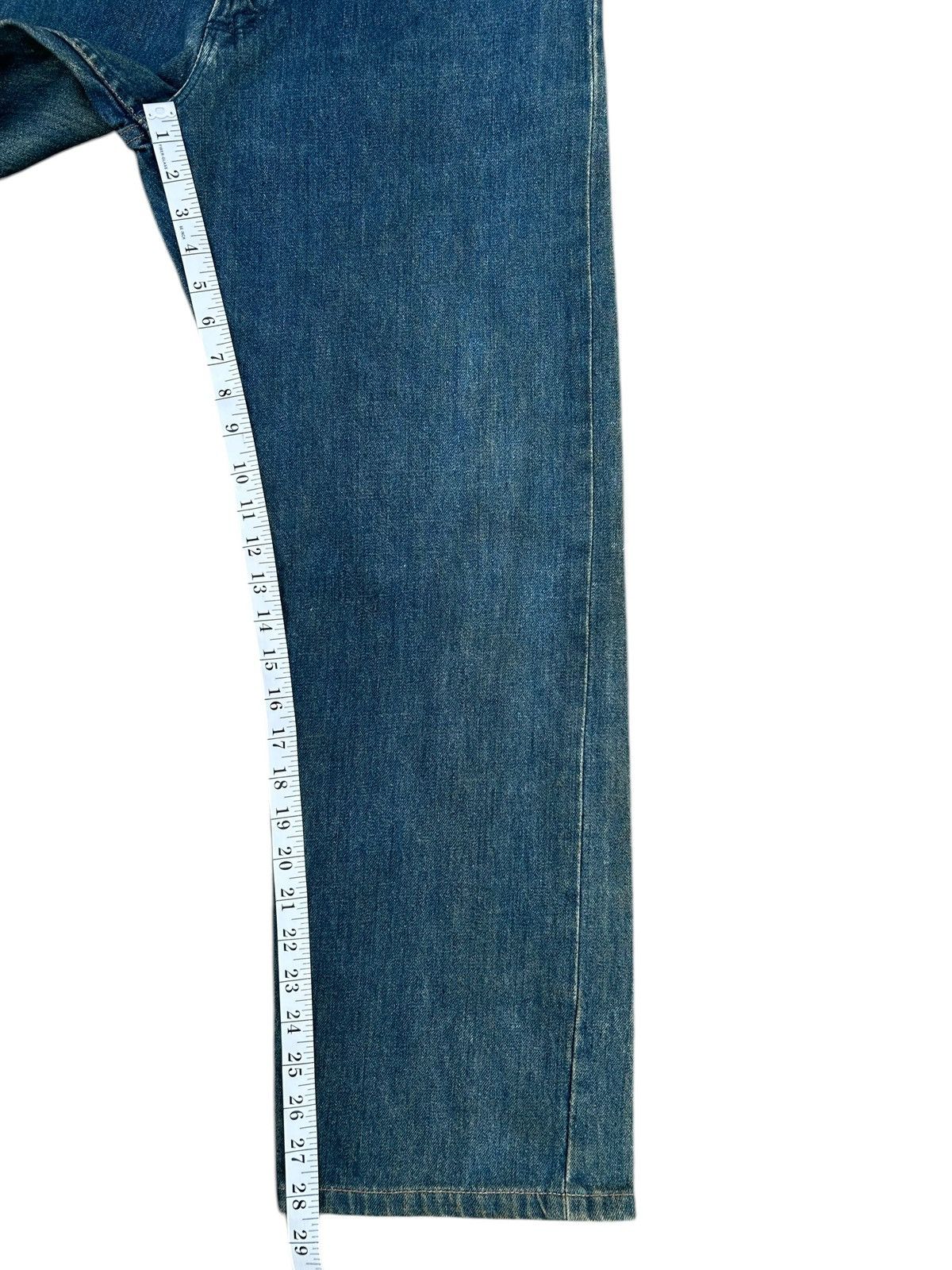 Kapital Vintage Wrangler Blue Bell Selvedge Distressed Denim Jeans Size US 32 / EU 48 - 19 Thumbnail