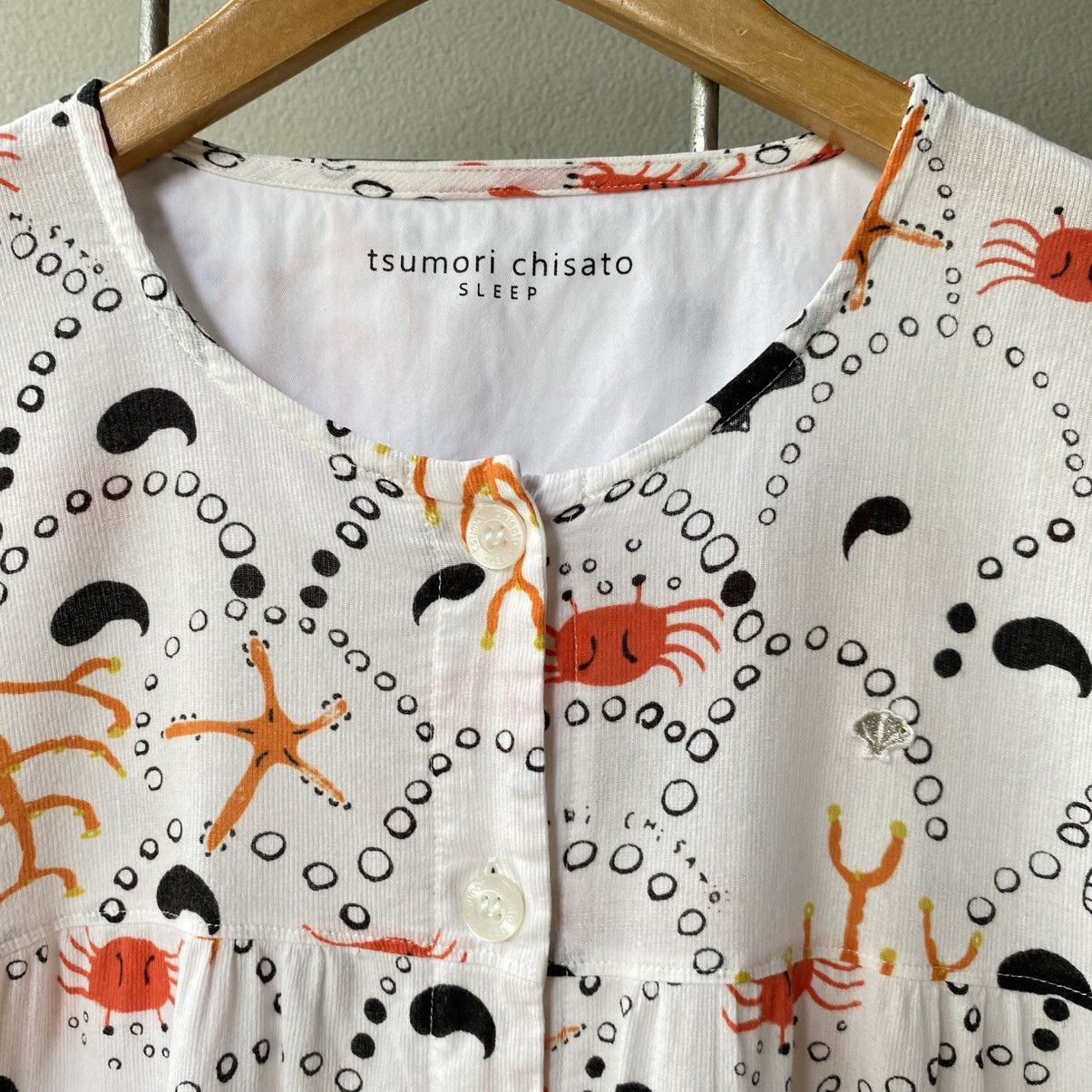Tsumori Chisato Tsumori Chisato White Sea Life Print Blouse Size M / US 6-8 / IT 42-44 - 6 Thumbnail
