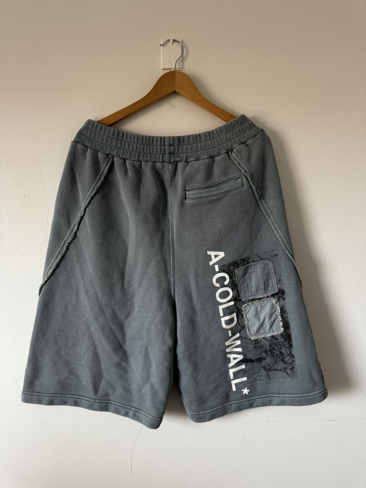 A-COLD-WALL* A-cold-wall* deconstructed sweat shorts Size US 32 / EU 48 - 1 Thumbnail