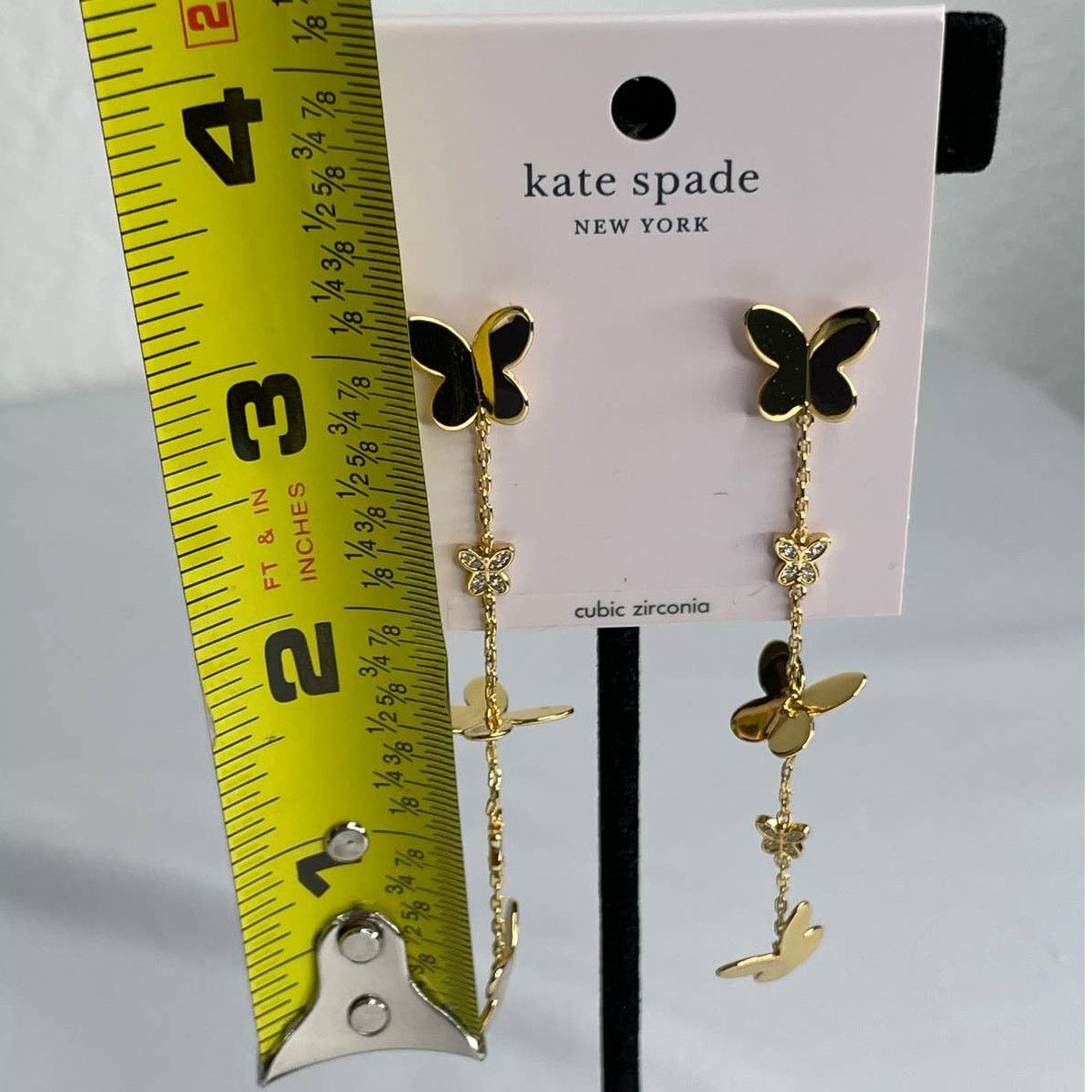 Kate Spade Kate spade in a flutter linear butterfly earrings Size ONE SIZE - 6 Thumbnail
