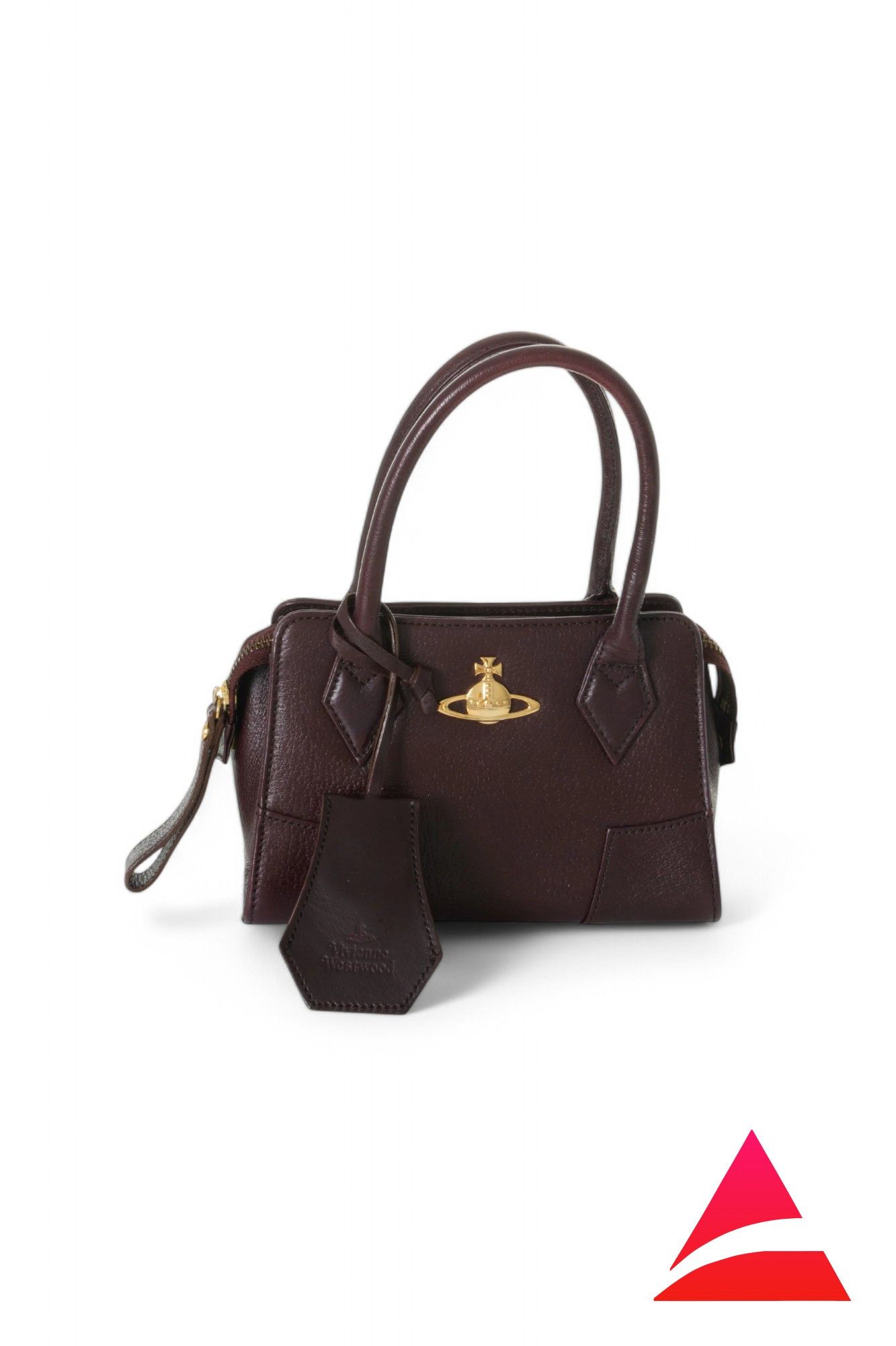 Vivienne Westwood Vivienne Westwood - Mini Bordeaux Gold Orb Shoulder Bag Size ONE SIZE - 1 Thumbnail