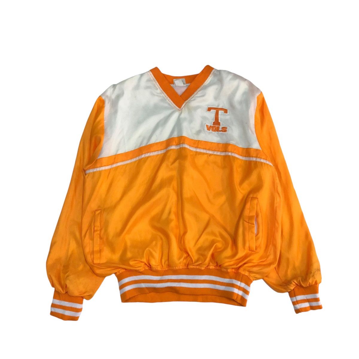 Salem Sportswear × Vintage 🔥VINTAGE PULL OVER BOMBER JACKET SATIN T VOLS SALEEM USA Size US M / EU 48-50 / 2 - 1 Thumbnail