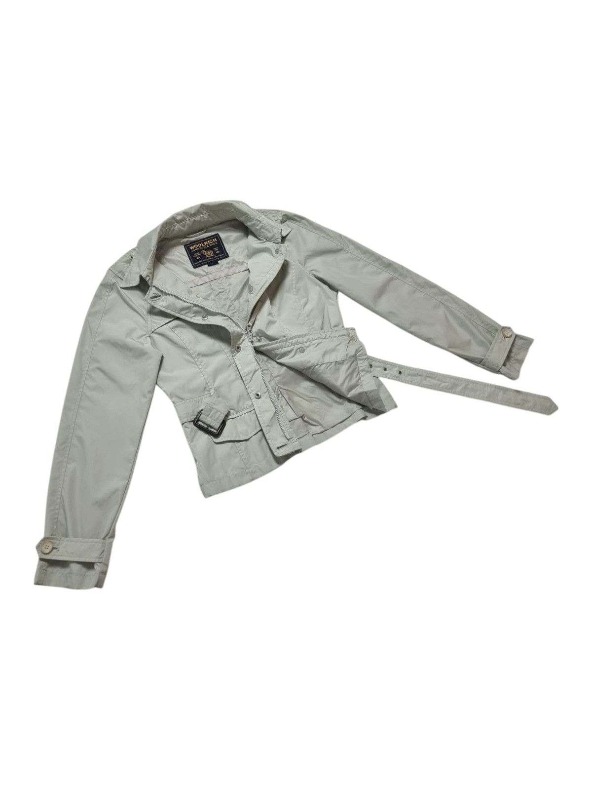 Woolrich Woolen Mills Woolrich short belted field jacket L womens ecru Size M / US 6-8 / IT 42-44 - 2 Thumbnail