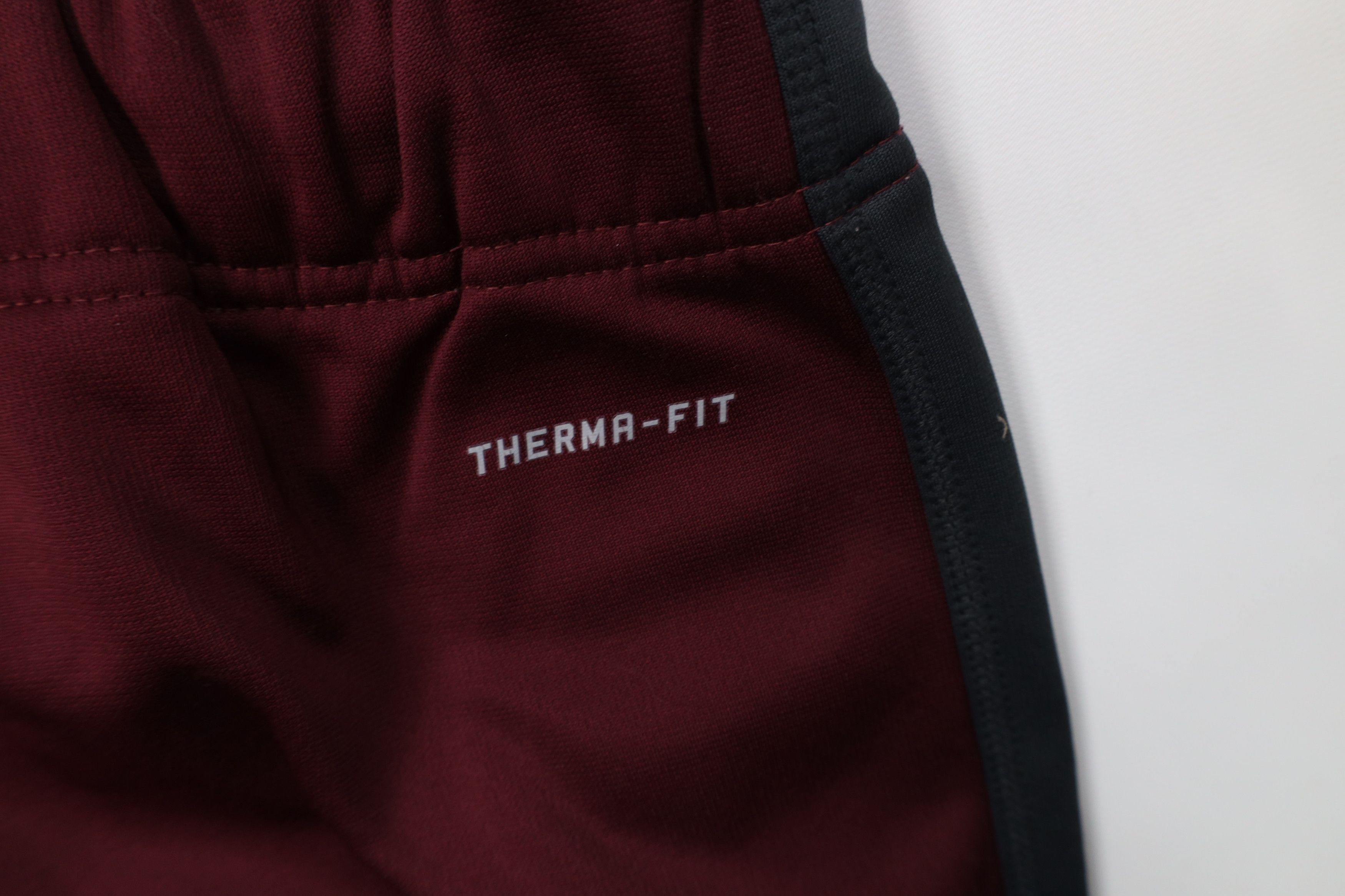 Nike Vintage Y2K Nike Therma Fit Block Wide Leg Sweatpants Maroon Size US 34 / EU 50 - 16 Thumbnail