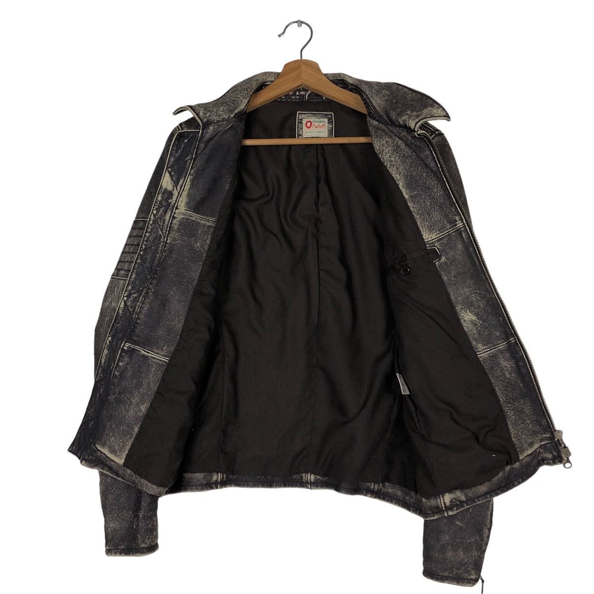Japanese Brand 🔥Vintage Pigskin Leather Biker Jacket Pinball Japan Made Size US S / EU 44-46 / 1 - 13 Thumbnail