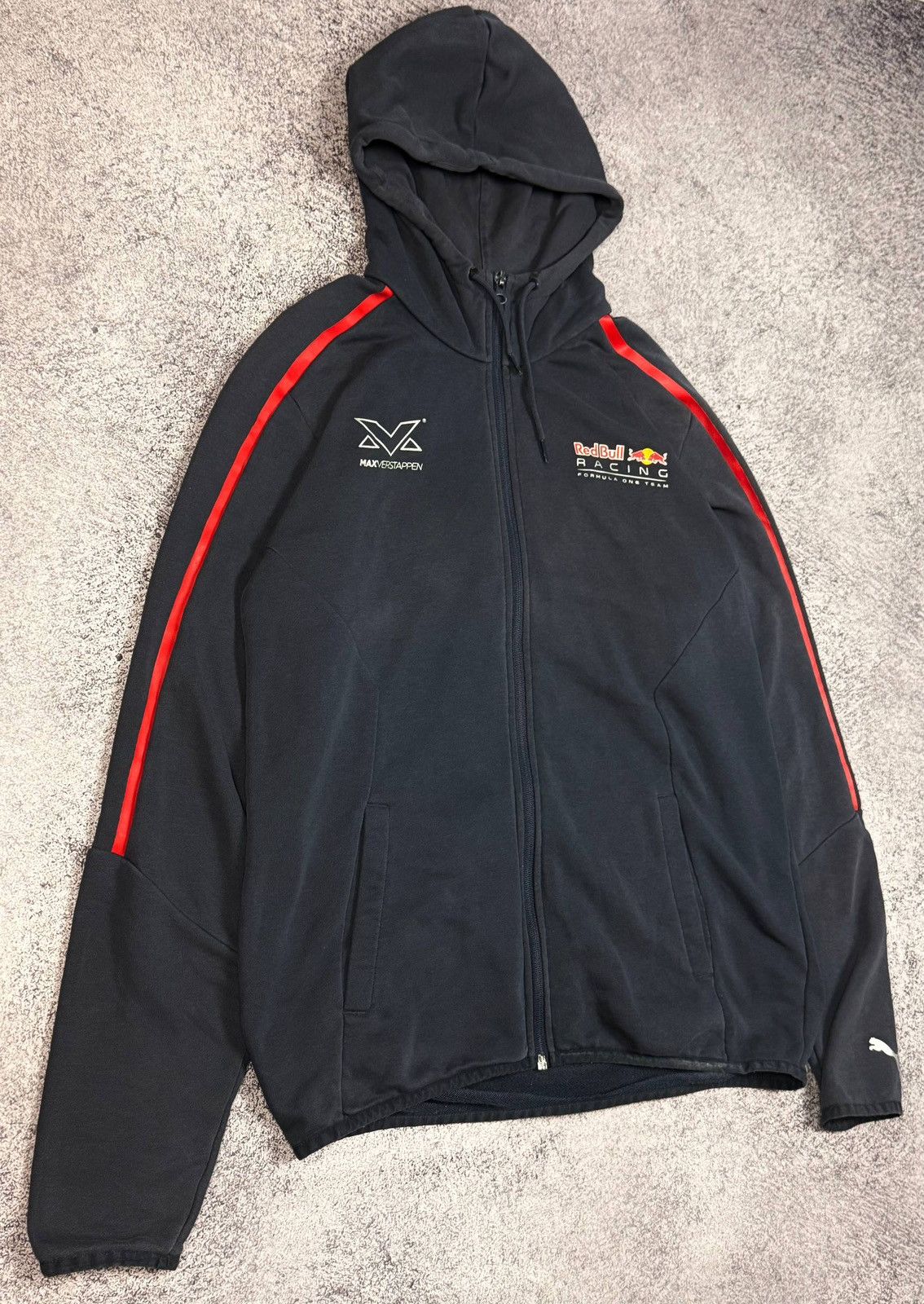 Puma × Red Bull Puma x Red bull team Zip Hodie Very Good Condition Size US S / EU 44-46 / 1 - 3 Thumbnail