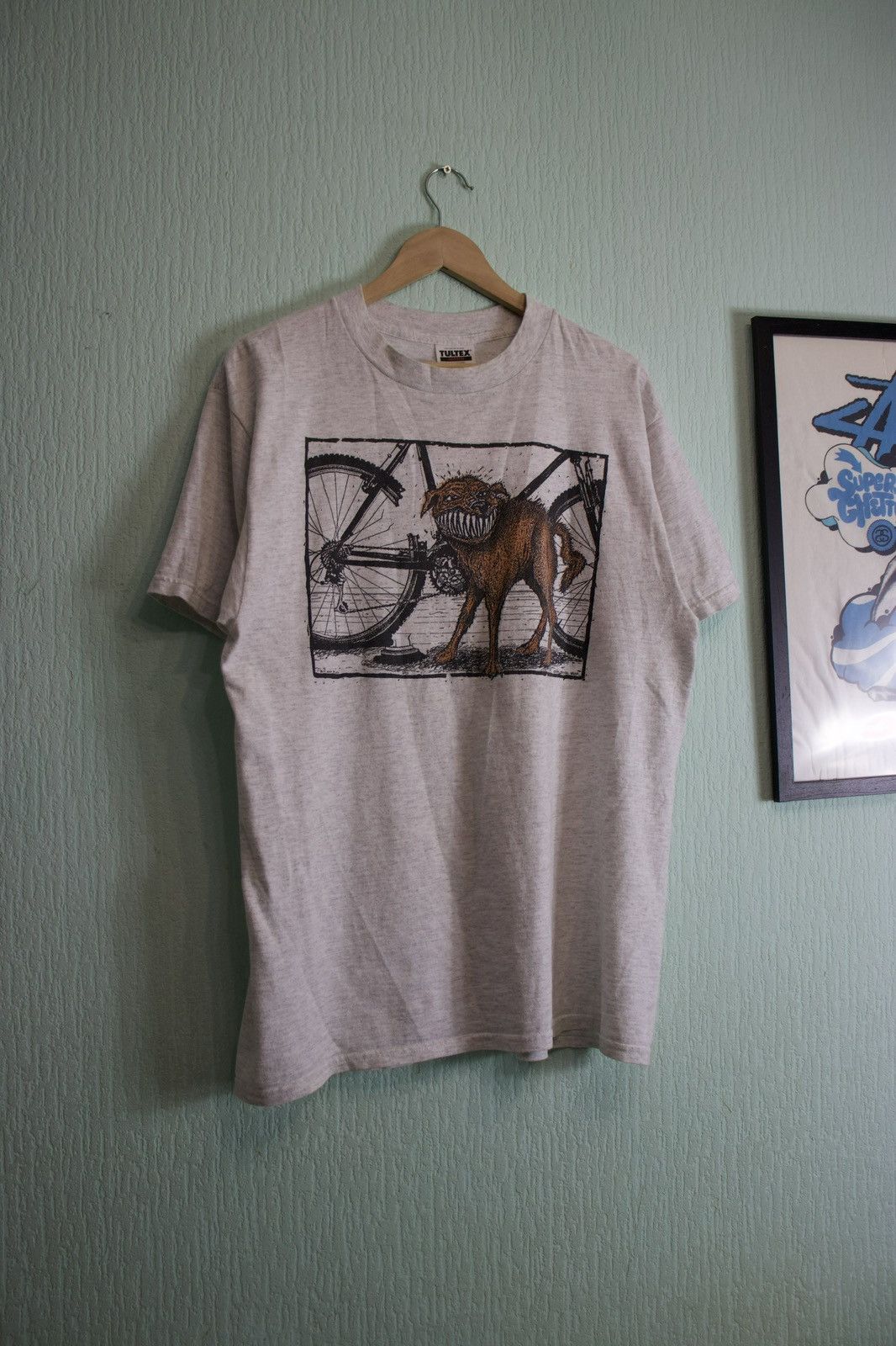 Vintage Vintage Primal Wear t-shirt Run Dog Retro Cycling Streetwear Size US L / EU 52-54 / 3 - 2 Thumbnail