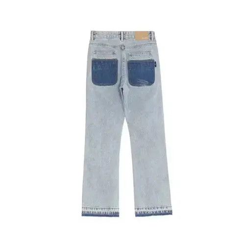 VIBE skate hiphop pattern distressed punk flared jeans Size US 32 / EU 48 - 2 Thumbnail