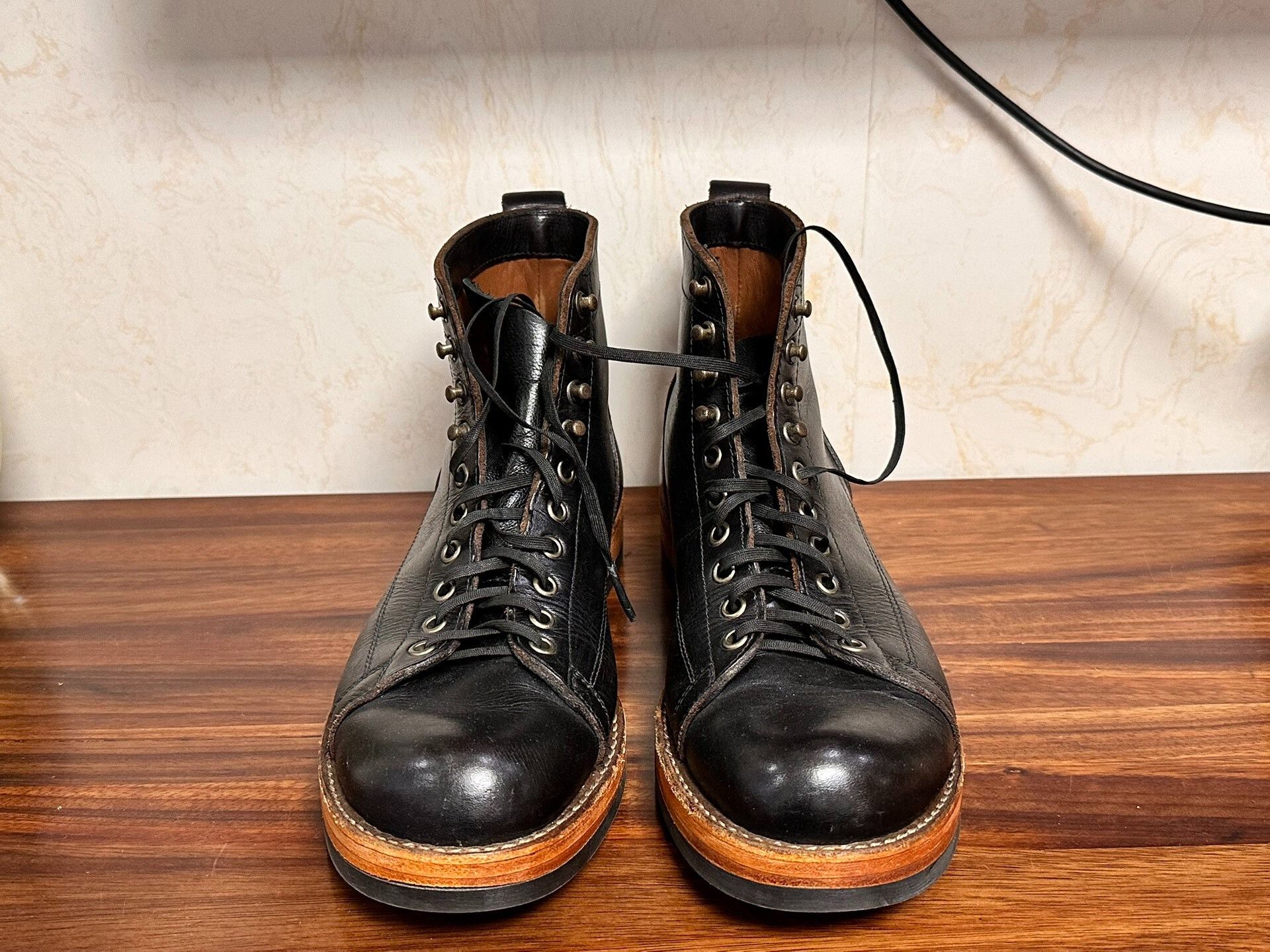 M. Julian Glad Hand Short Face Monkey Boots Size US 9 / EU 42 - 1 Thumbnail