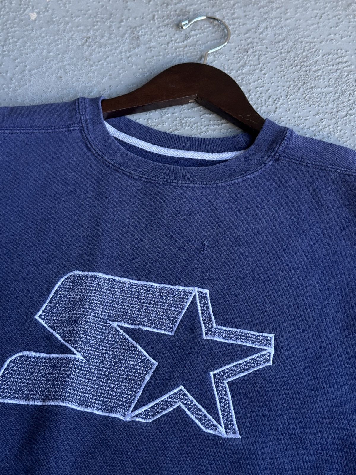 Starter Vintage STARTER Sweatshirt Big Logo Embroidery USA made Size US L / EU 52-54 / 3 - 2 Thumbnail