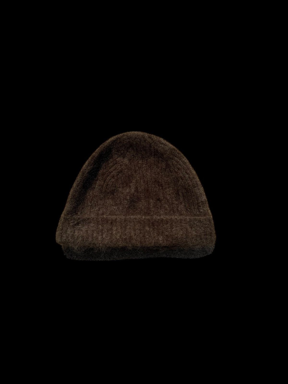 John Varvatos John Varvatos 100% Organic Cashmere Beanie – Deep Olive OSZ Size ONE SIZE - 1 Thumbnail