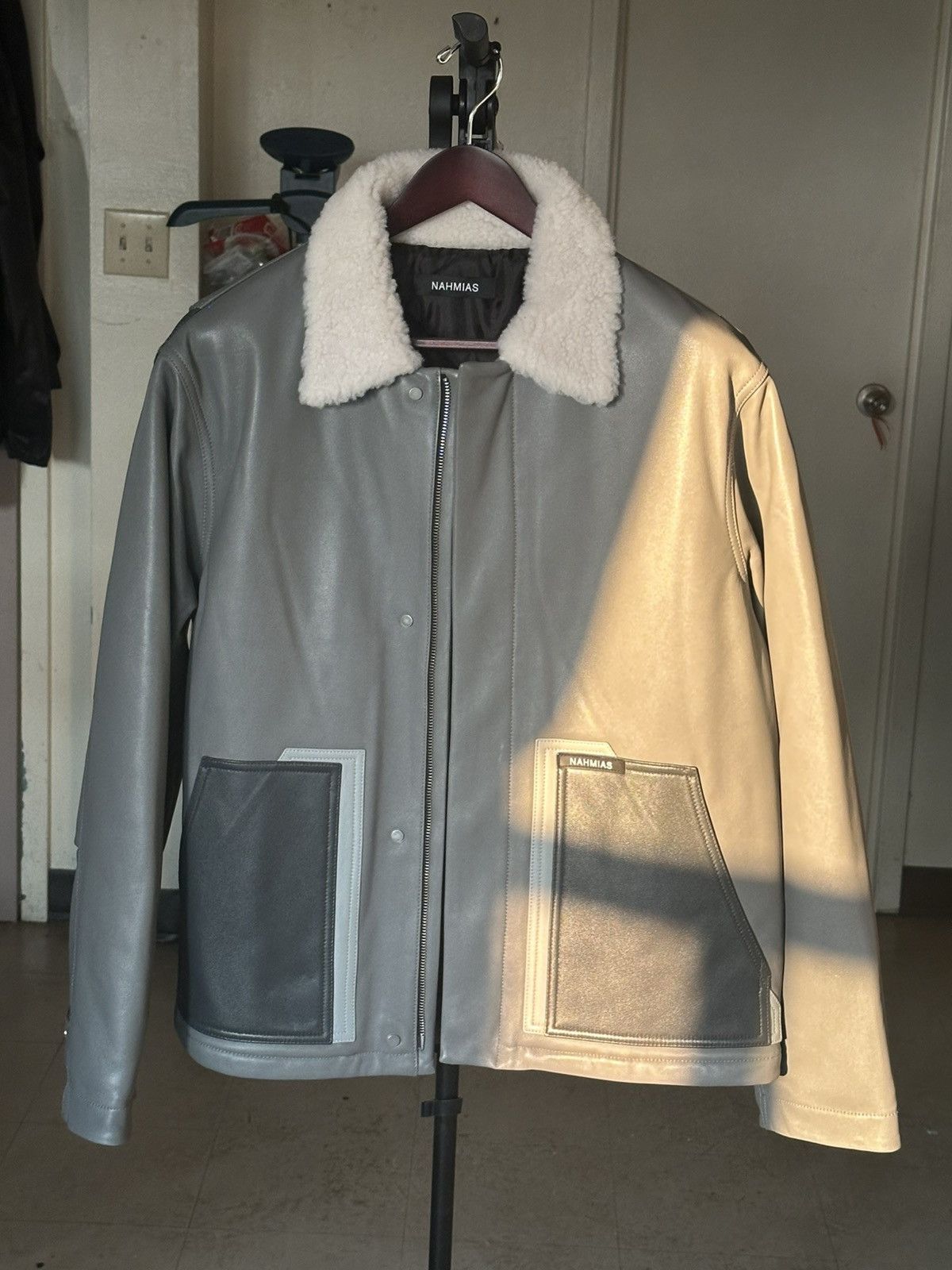 Nahmias Nahmias Lamb Leather Worker Jacket Size US S / EU 44-46 / 1 - 9 Thumbnail