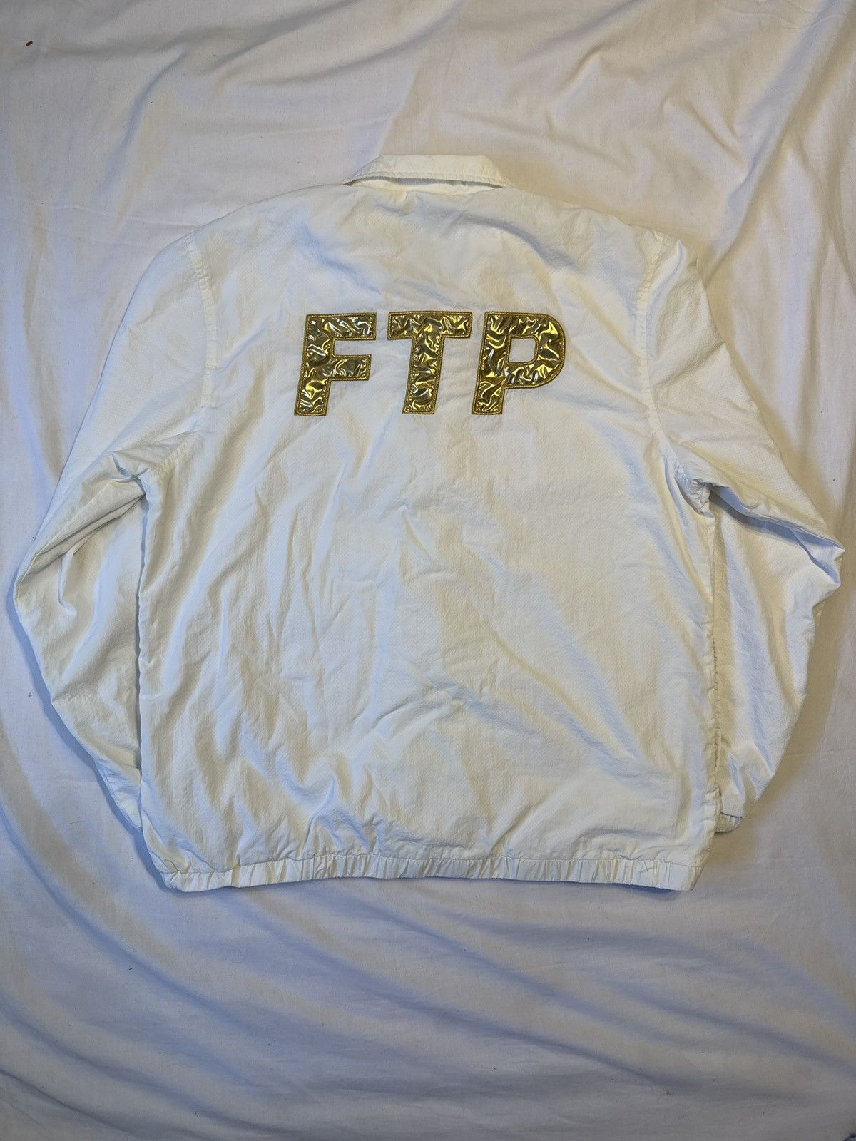 Fuck The Population FTP 10 Year Anniversary White Coach Jacket Size US L / EU 52-54 / 3 - 2 Thumbnail
