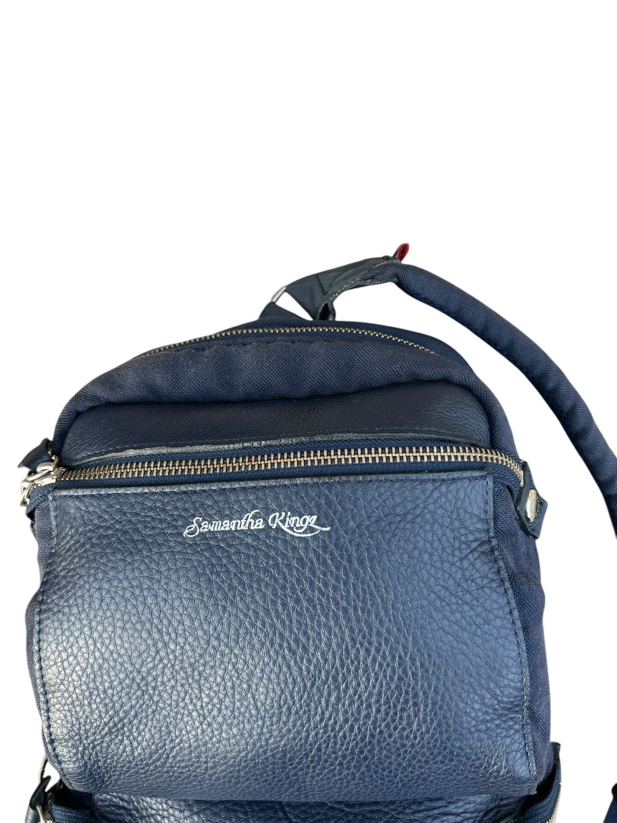 Leather VTG Samantha Kingz Japan Patina Leather Cargo Crossbody Bag Size ONE SIZE - 9 Thumbnail
