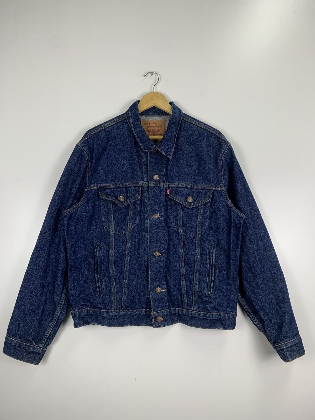 Levi's Vintage 90’s Levis Denim Jacket Size US M / EU 48-50 / 2 - 2 Thumbnail