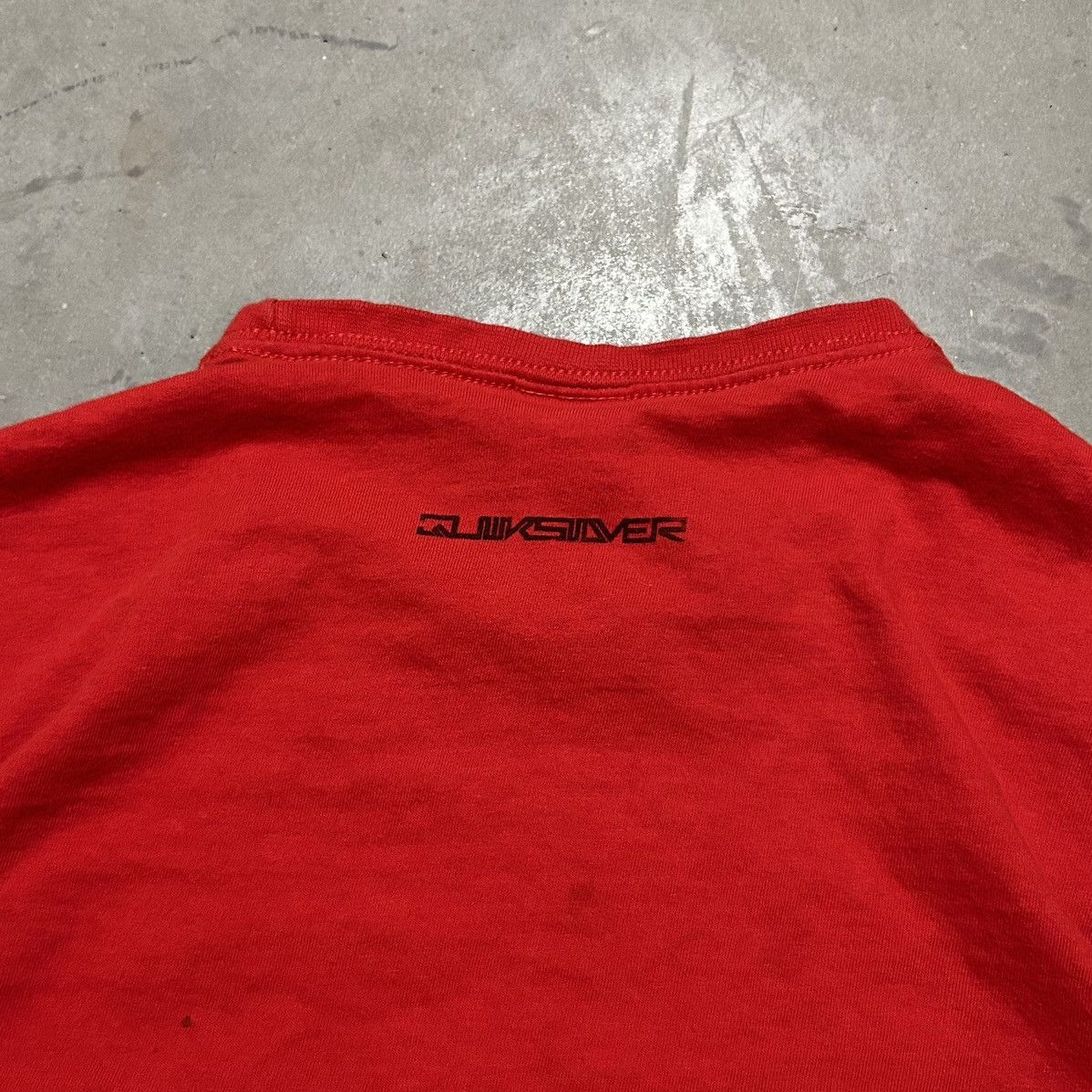 Quiksilver × Vintage Y2K Quicksilver Smoke Print Affliction Style T Shirt Size US S / EU 44-46 / 1 - 5 Thumbnail