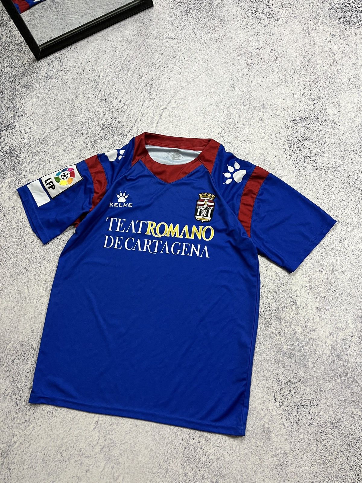 Vintage Vintage Kelme F.C Cartagena 2011 Home Soccer Jersey Football Size US S / EU 44-46 / 1 - 3 Thumbnail