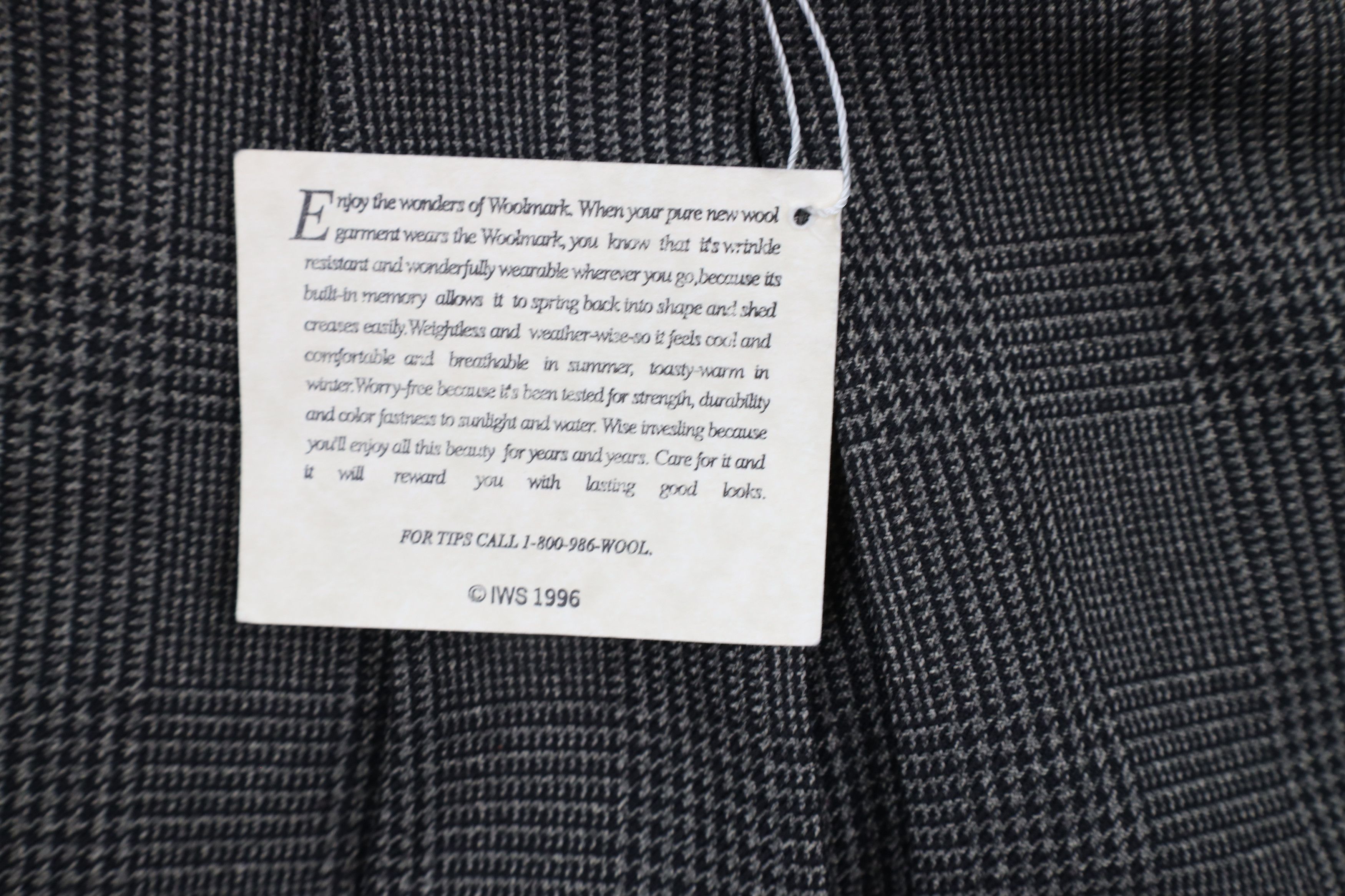 Vintage Deadstock Vintage 90s Streetwear Wide Leg Pants Houndstooth Size US 32 / EU 48 - 6 Thumbnail