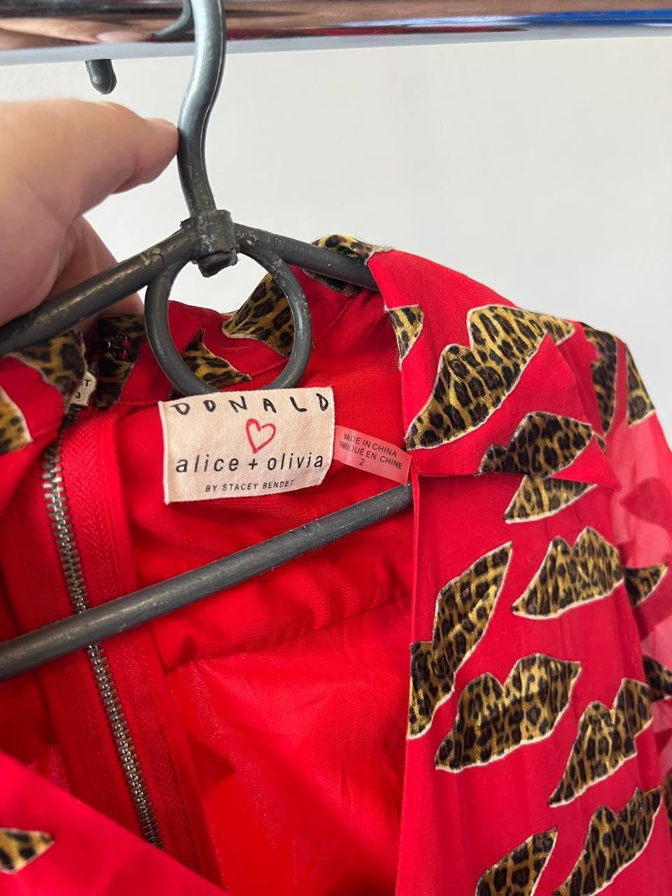 Alice + Olivia DONALD ROBERTSON ALICE+OLIVIA BY STACEY BENDET LEOPARD DRESS Size XS / US 0-2 / IT 36-38 - 7 Thumbnail