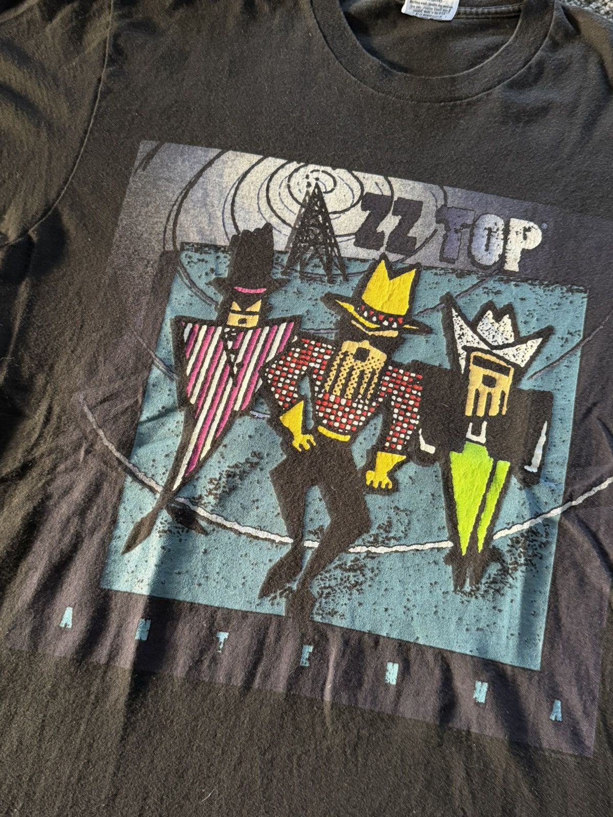 Vintage Vintage 1994 ZZ Top Antenna World Tour Shirt Size US L / EU 52-54 / 3 - 2 Thumbnail