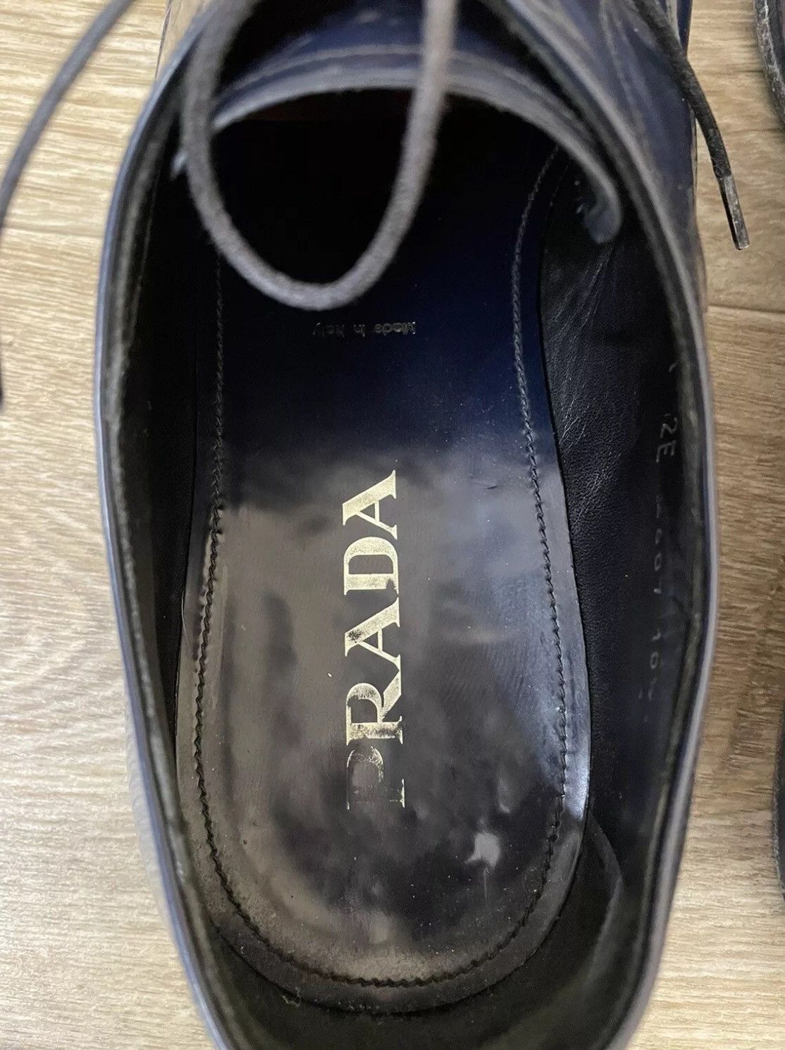Prada Prada size 12 US dark blue Size US 12 / EU 45 - 12 Thumbnail