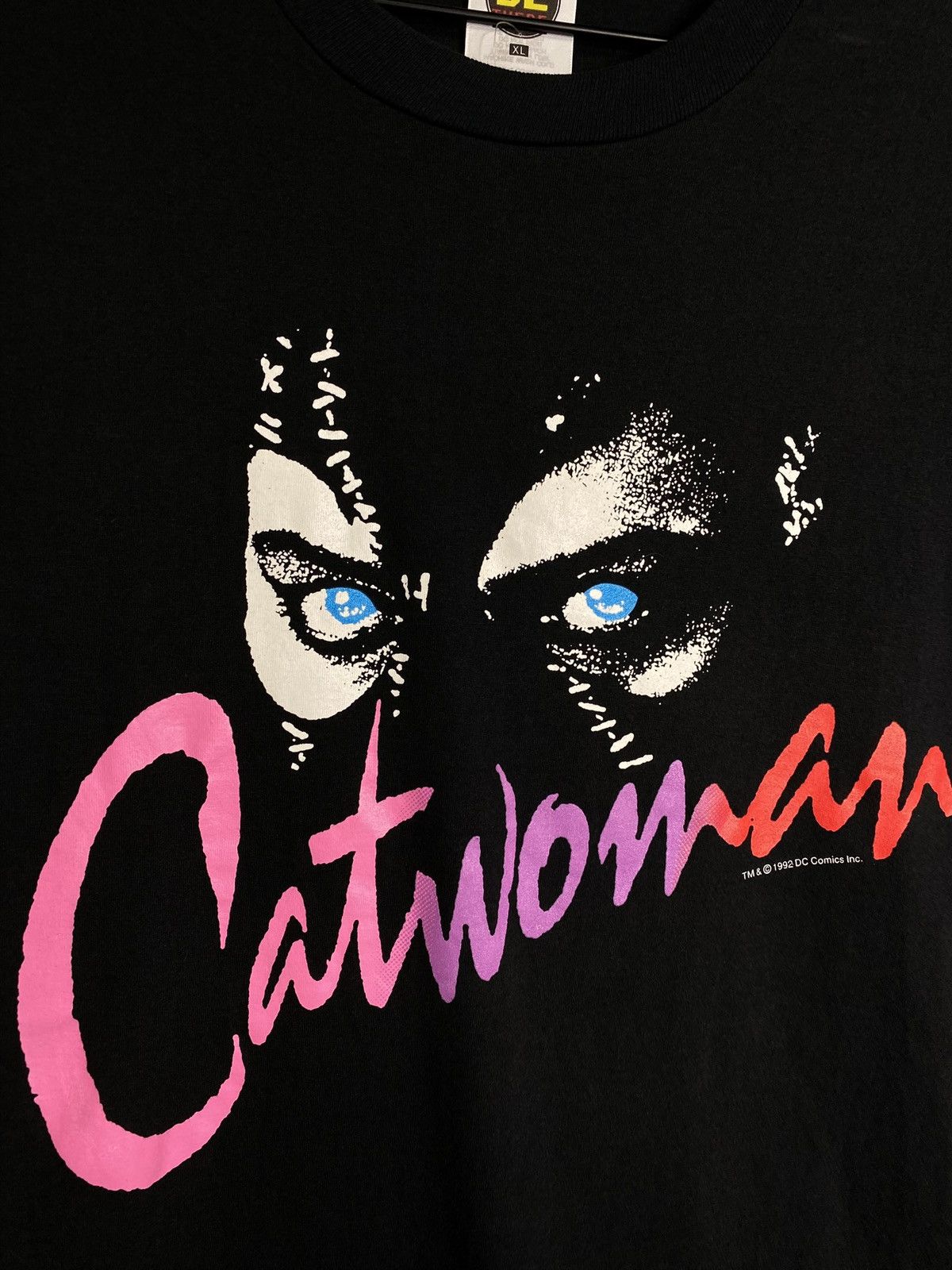 Vintage Vintage 1992 Cat Women T-Shirt Vtg Dc Batman Movie Tee XL Size US XL / EU 56 / 4 - 2 Thumbnail