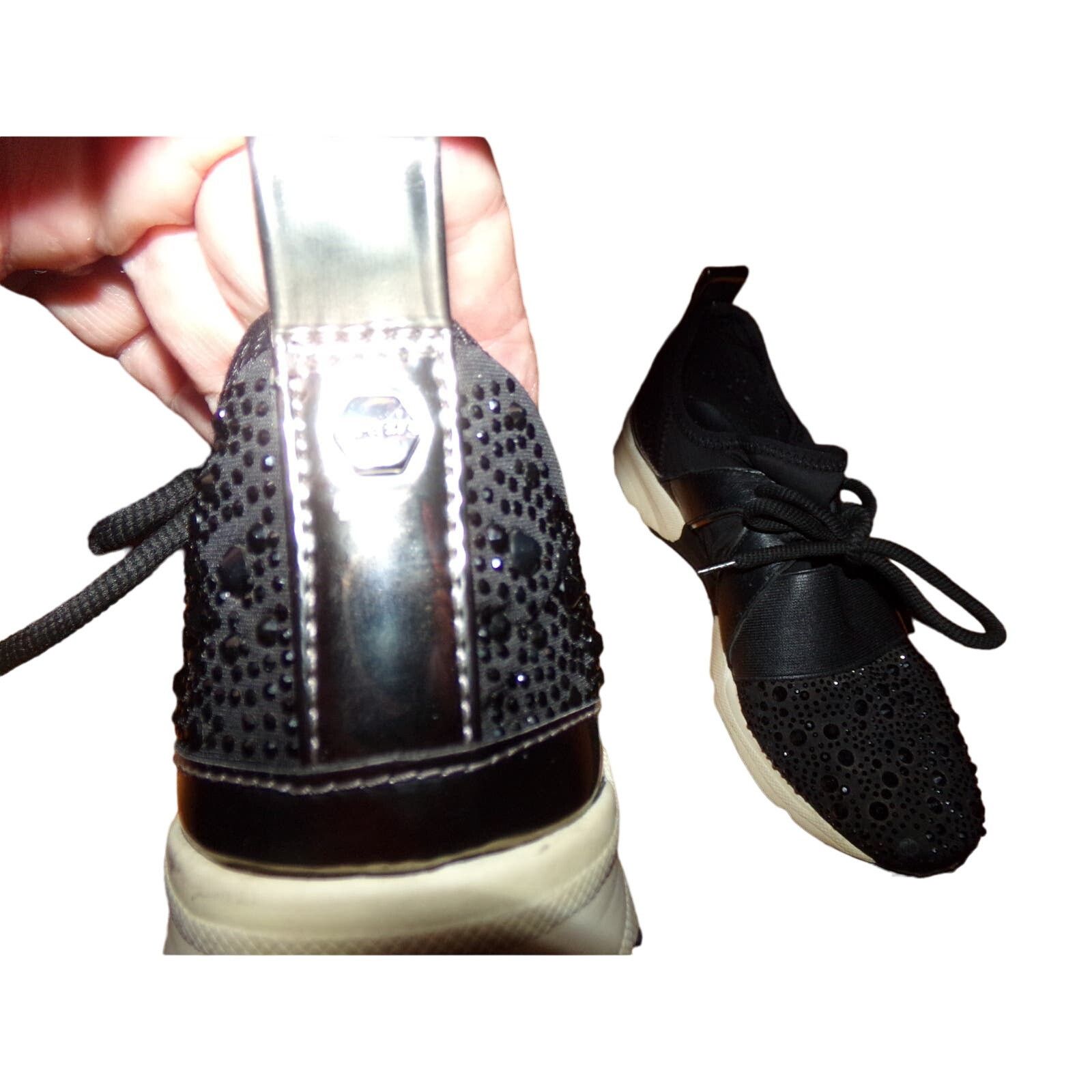 Kurt Geiger Carvela by Kurt Geiger trainers leather trim 37 EUC 6 1/2 Size US 6.5 / IT 36.5 - 5 Thumbnail