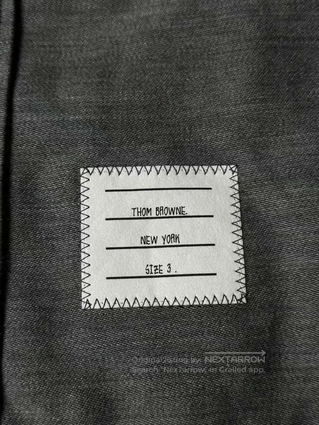 Thom Browne thom browne gray wool shirt jacket. Size US L / EU 52-54 / 3 - 4 Thumbnail