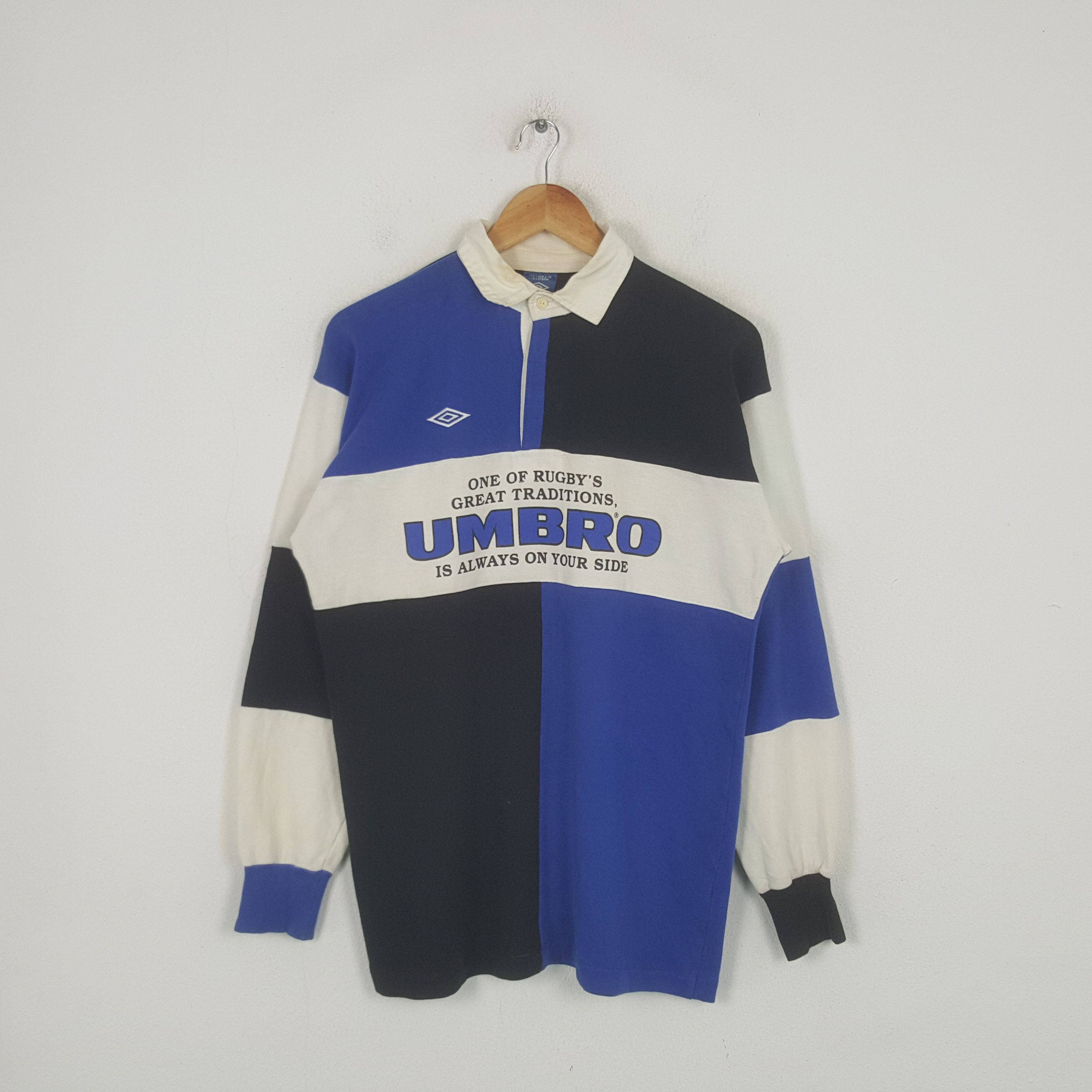 Umbro Vintage Umbro Sportswear Rugby Polos C301N40 Size US L / EU 52-54 / 3 - 1 Thumbnail