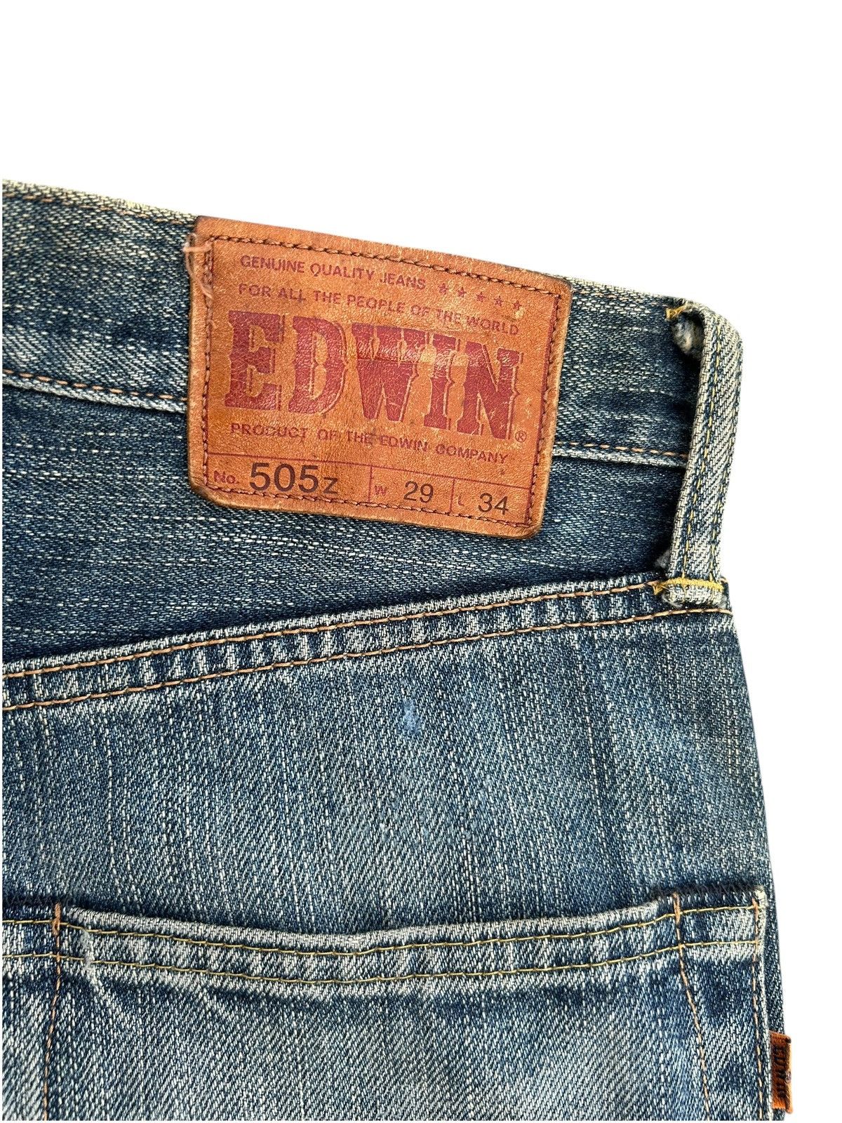 Kapital Vintage Edwin 505Z Selvedge Rusty Repair Alter Denim Jeans Size US 29 - 11 Thumbnail