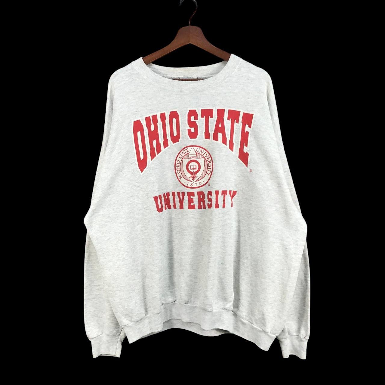 Vintage RARE VINTAGE 90S OHIO UNIVERSITY BAGGY CREWNECK Size US XXL / EU 58 / 5 - 5 Thumbnail