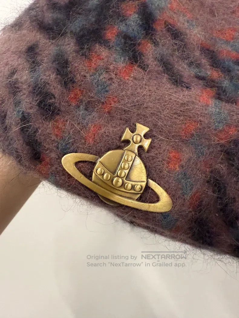 Vivienne Westwood Vivienne Westwood Vintage Beret, Tartan, Pom Pom Hat, Pure Size ONE SIZE - 6 Thumbnail