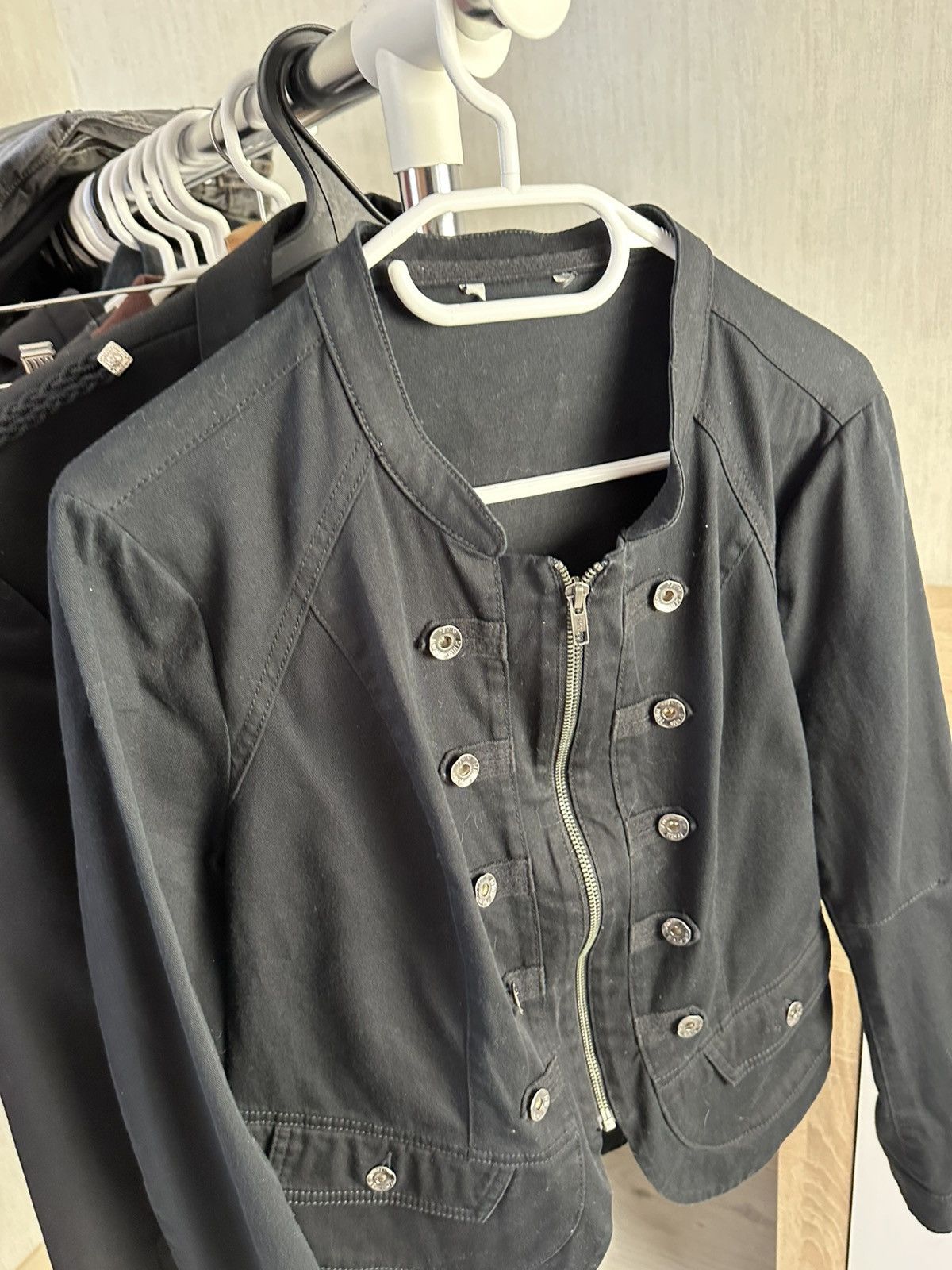 If Six Was Nine 2000s Distressed Gothic Napoleon Jacket LGB GOA Archive Vibe Size US M / EU 48-50 / 2 - 2 Thumbnail