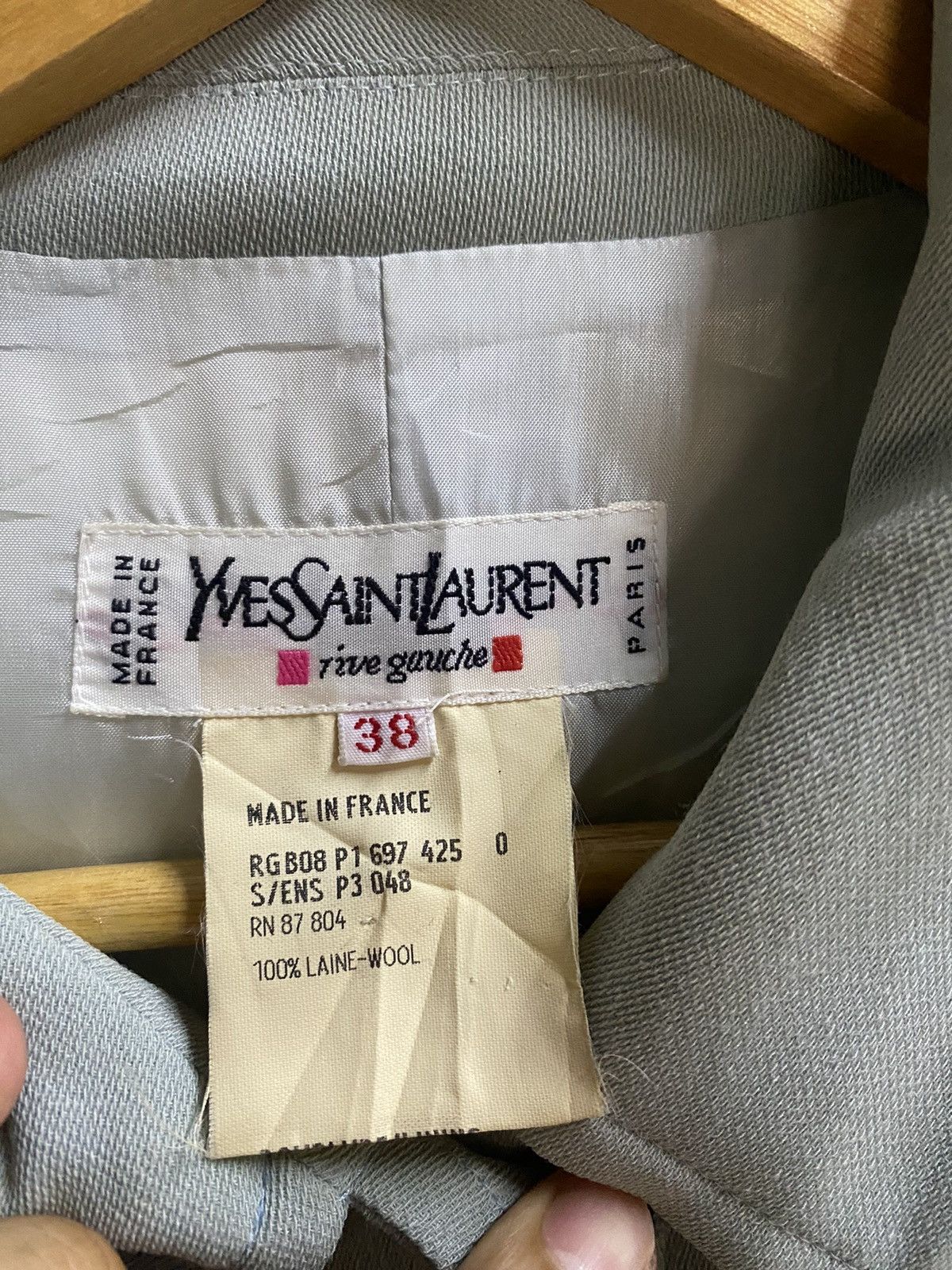 Yves Saint Laurent Vintage YSL Yves Saint Laurent Jacket Size M / US 6-8 / IT 42-44 - 10 Thumbnail