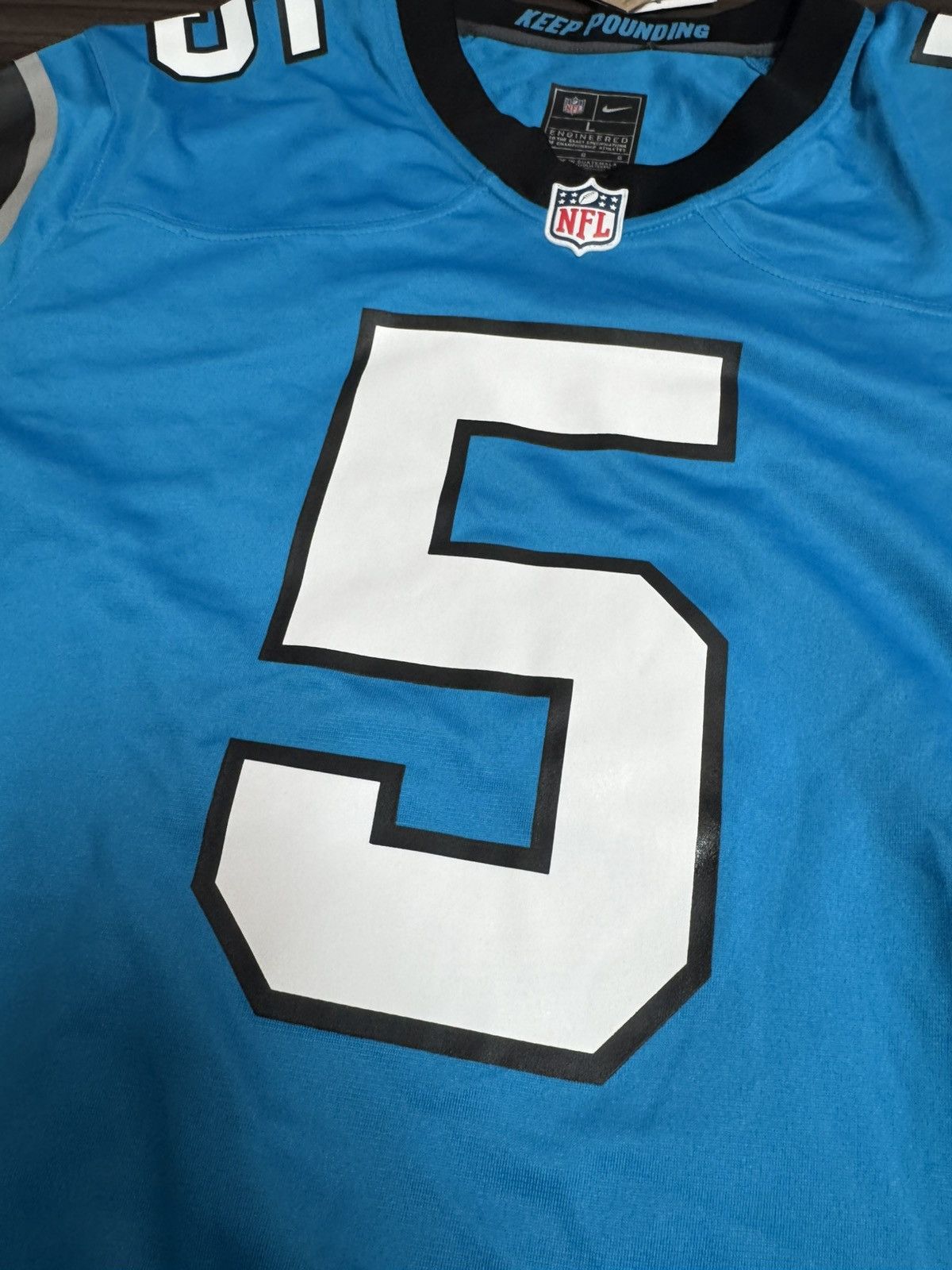 Nike Carolina Panthers Diontae Johnson #5 NFL Engineered Jersey Size US L / EU 52-54 / 3 - 4 Thumbnail